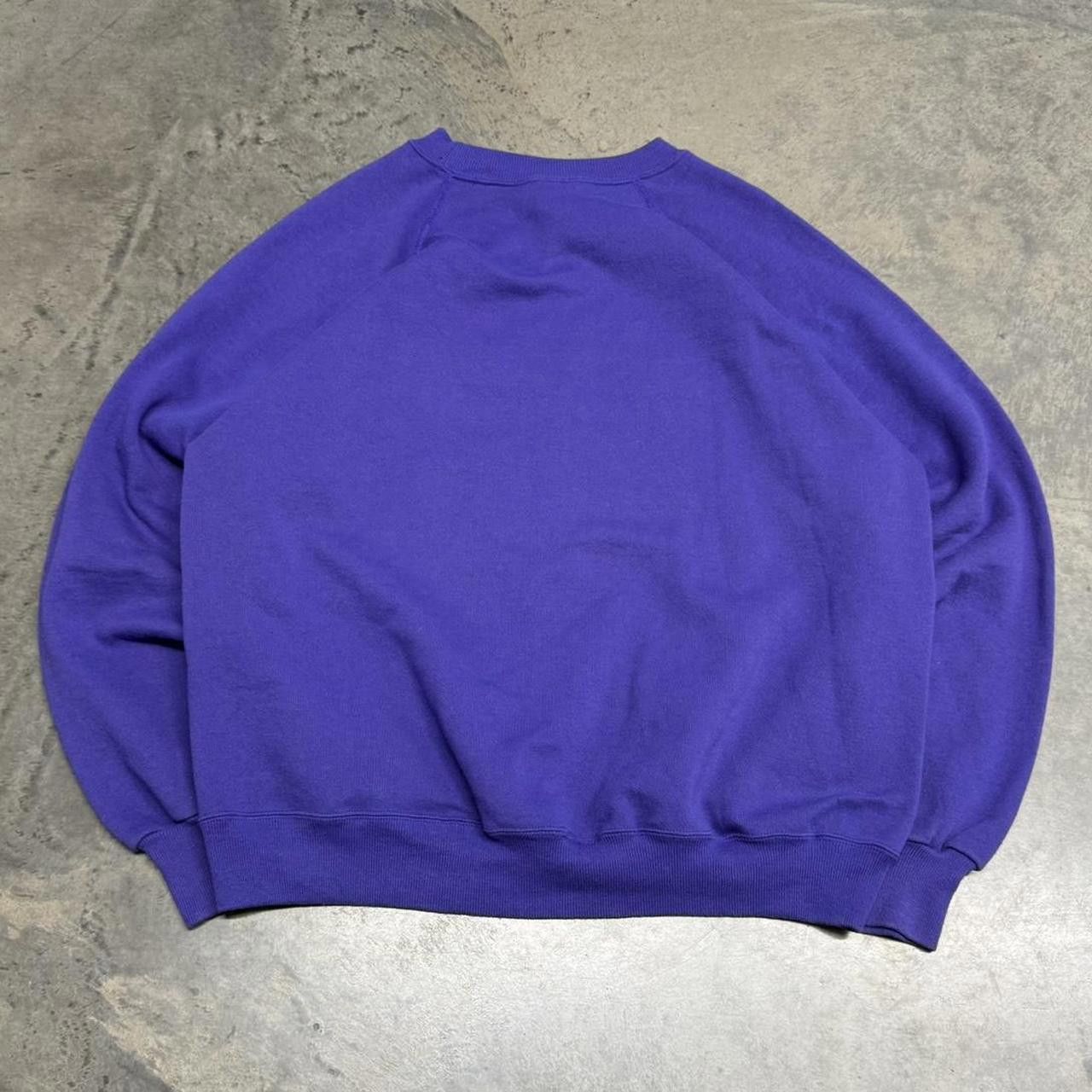 Hanes × Vintage VTG 90s Living With A German Builds Character Crewneck Size US XL / EU 56 / 4 - 4 Thumbnail