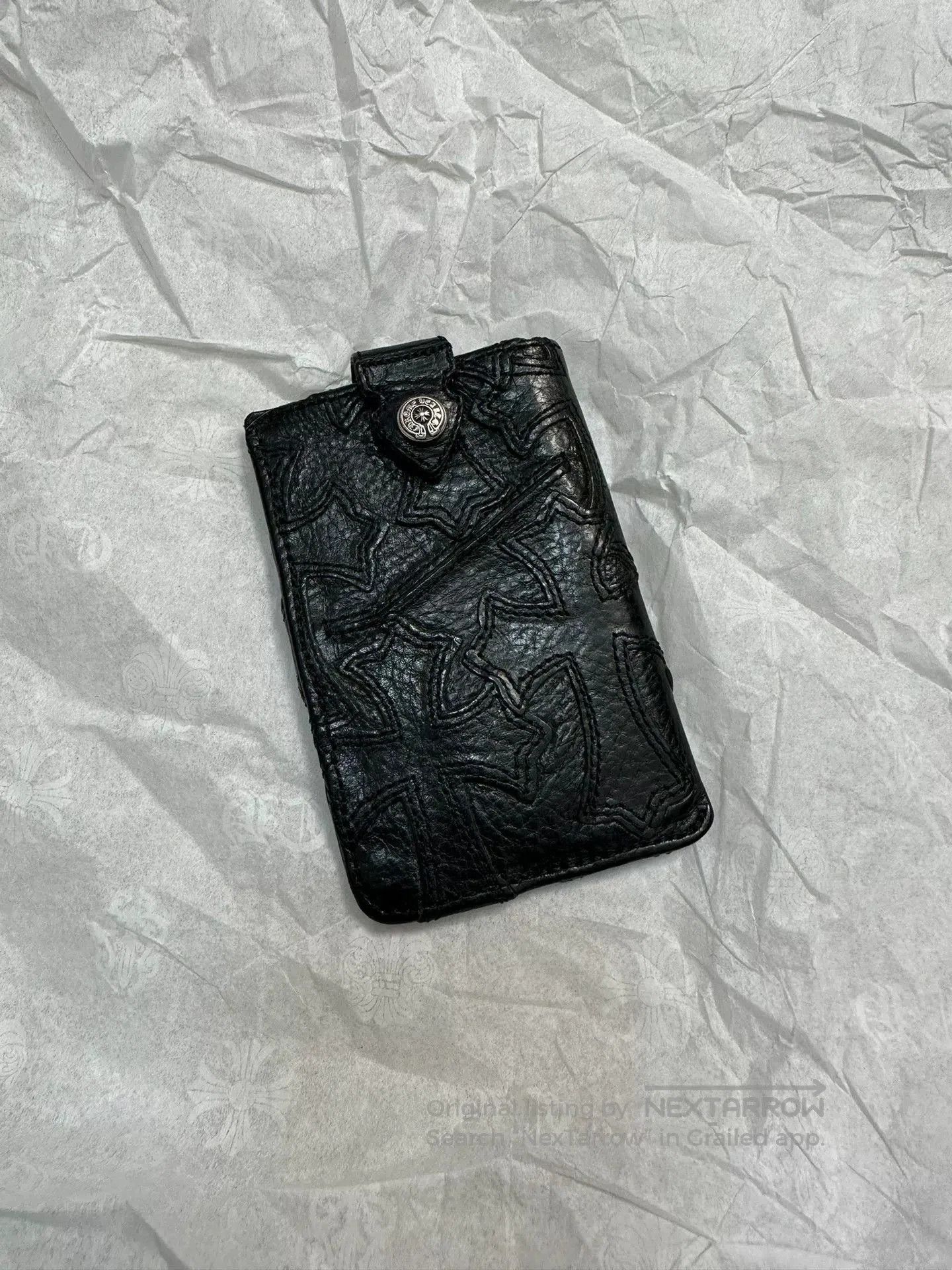 Chrome Hearts Chrome Hearts Cross Leather Card Holder. Size ONE SIZE - 1 Thumbnail