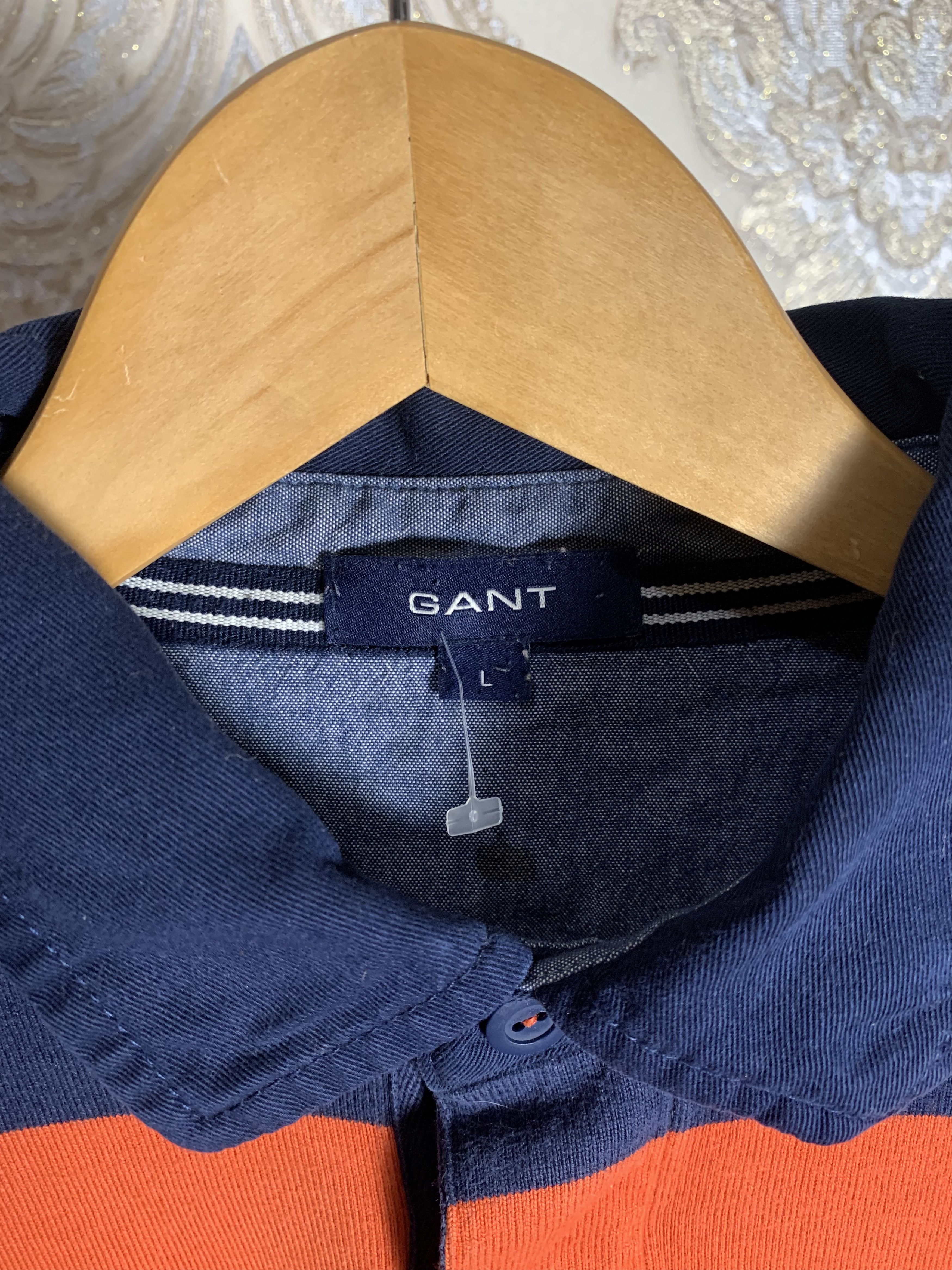 Gant VINTAGE GANT LONG SLEEVE POLO RUGBY DESIGNER RETRO Y2K 90s Size US L / EU 52-54 / 3 - 3 Thumbnail