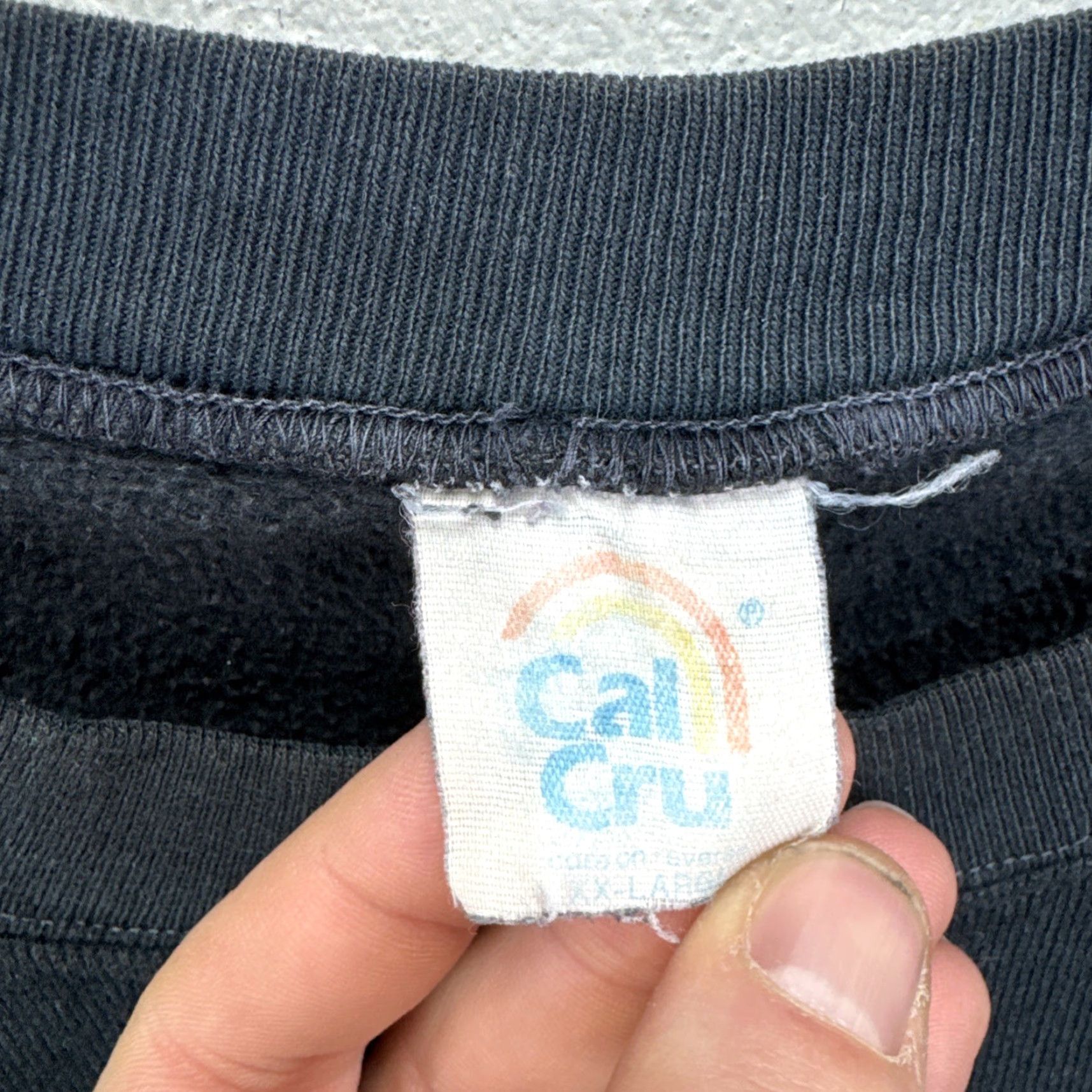 Vintage VINTAGE Cal Cru Snowmobile Outdoor Crewneck Sweatshirt XL Men Black Cotton Blend Fleece Logo Graphic Print 90s Winter USA Size US XL / EU 56 / 4 - 3 Thumbnail