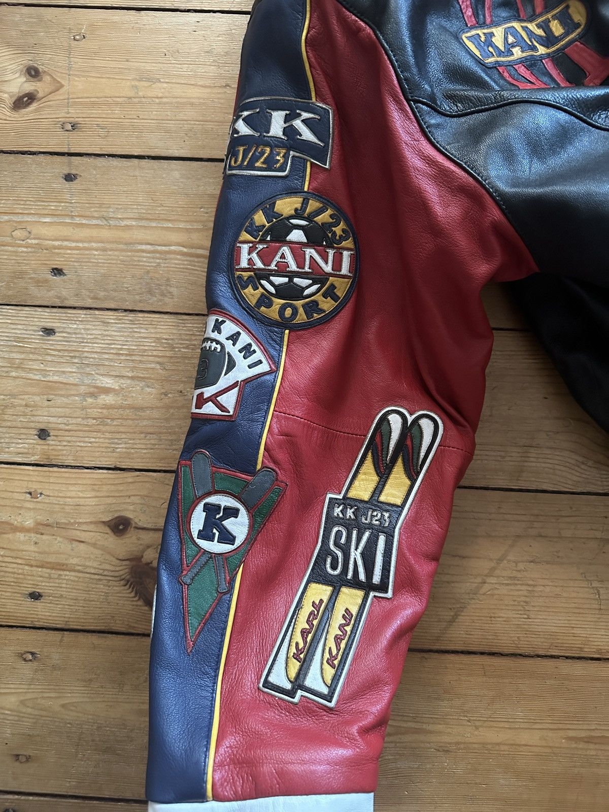 Karl Kani Leather jacket Karl Kani Multicolour size L Size US L / EU 52-54 / 3 - 7 Thumbnail