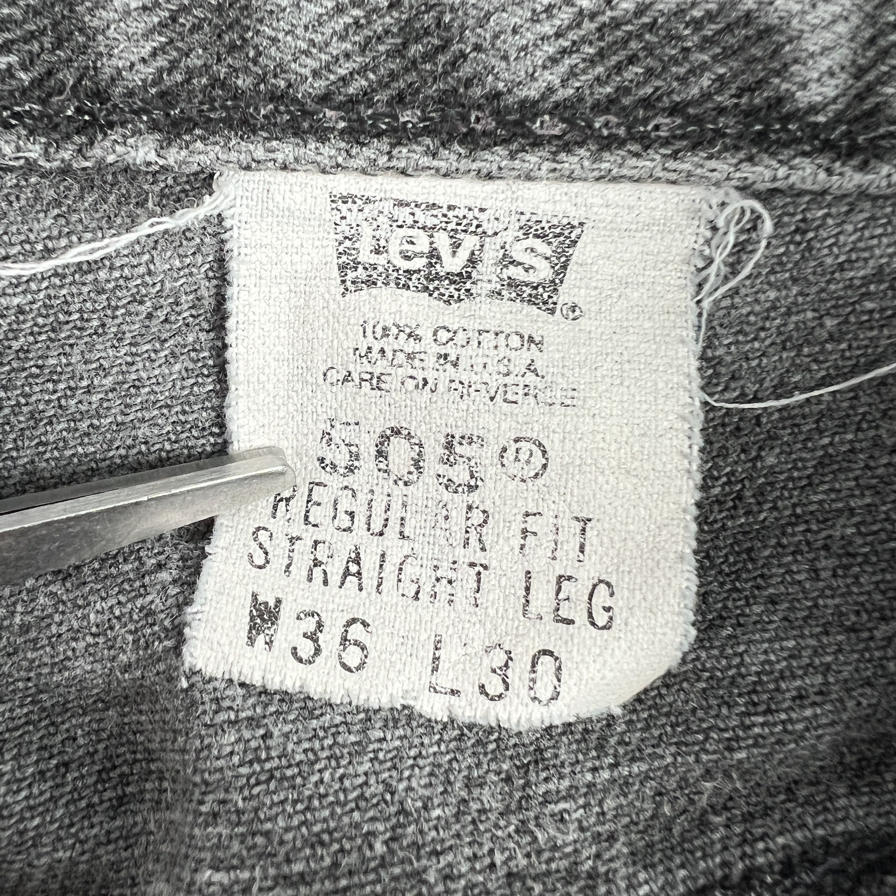 Levi's × Vintage Y2K Levi's Jean Shorts 505 Faded Cut Off Cotton Denim Jorts Size US 34 / EU 50 - 10 Thumbnail