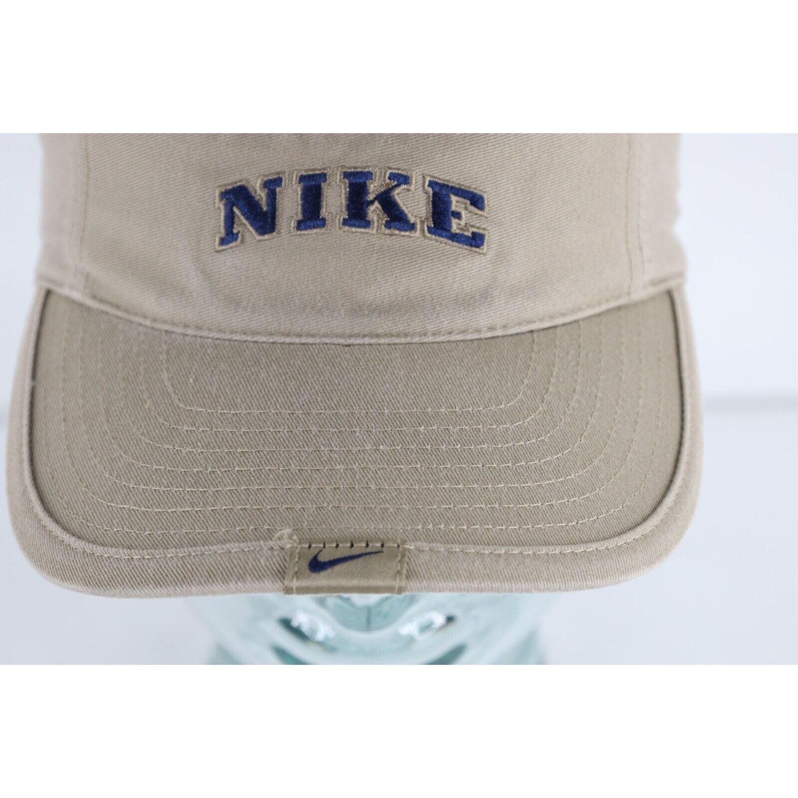 Nike × Vintage Vintage Y2K Nike Block Letter Travis Scott Mini Swoosh Visor Size ONE SIZE - 2 Thumbnail