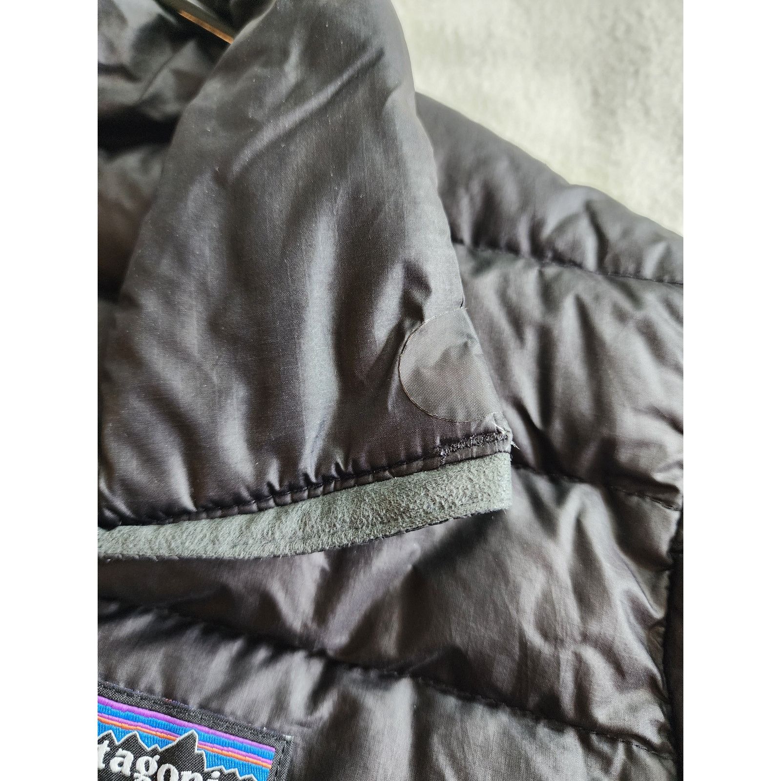 Patagonia Patagonia M Womens Full-Zip Down Sweater Puffer Jacket Black Size M / US 6-8 / IT 42-44 - 7 Thumbnail