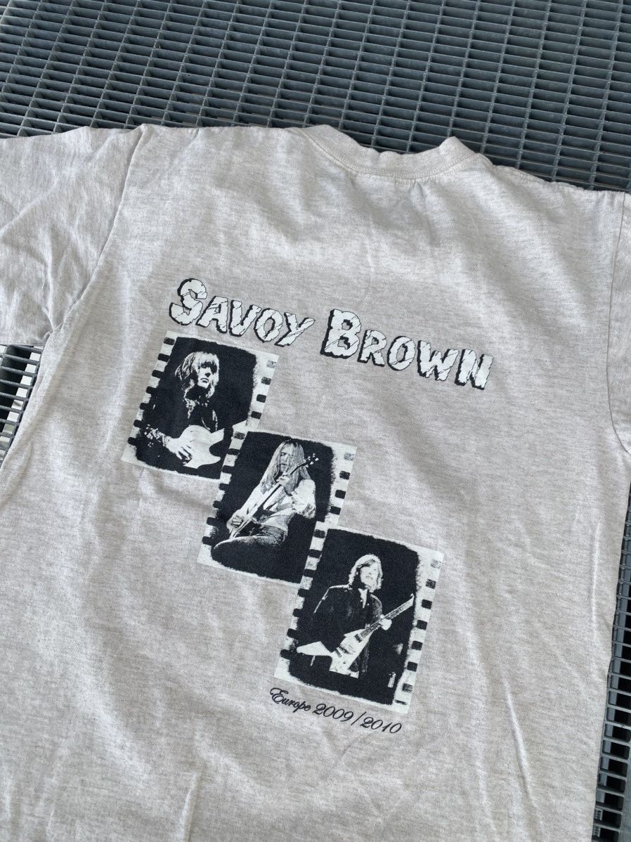 Anvil Vintage Savoy Brown Band T-Shirt Size US M / EU 48-50 / 2 - 5 Thumbnail