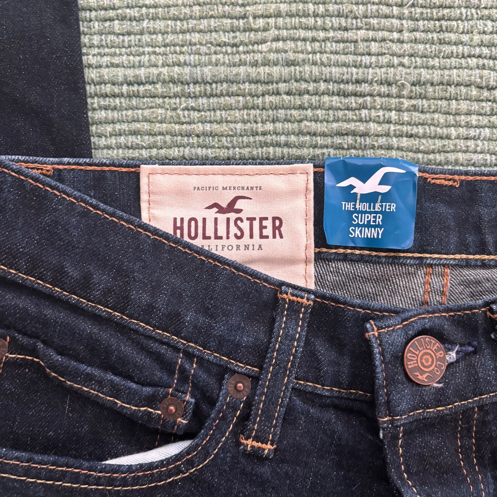 Hollister Deadstock NWT Hollister Dark Blue Super Skinny Jeans 28x30 Size 28" / US 6 / IT 42 - 2 Thumbnail