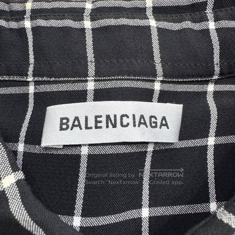 Balenciaga Balenciaga Patchwork mulberry silk short-sleeve shirt Size XXS / US 00 / IT 34 - 3 Thumbnail