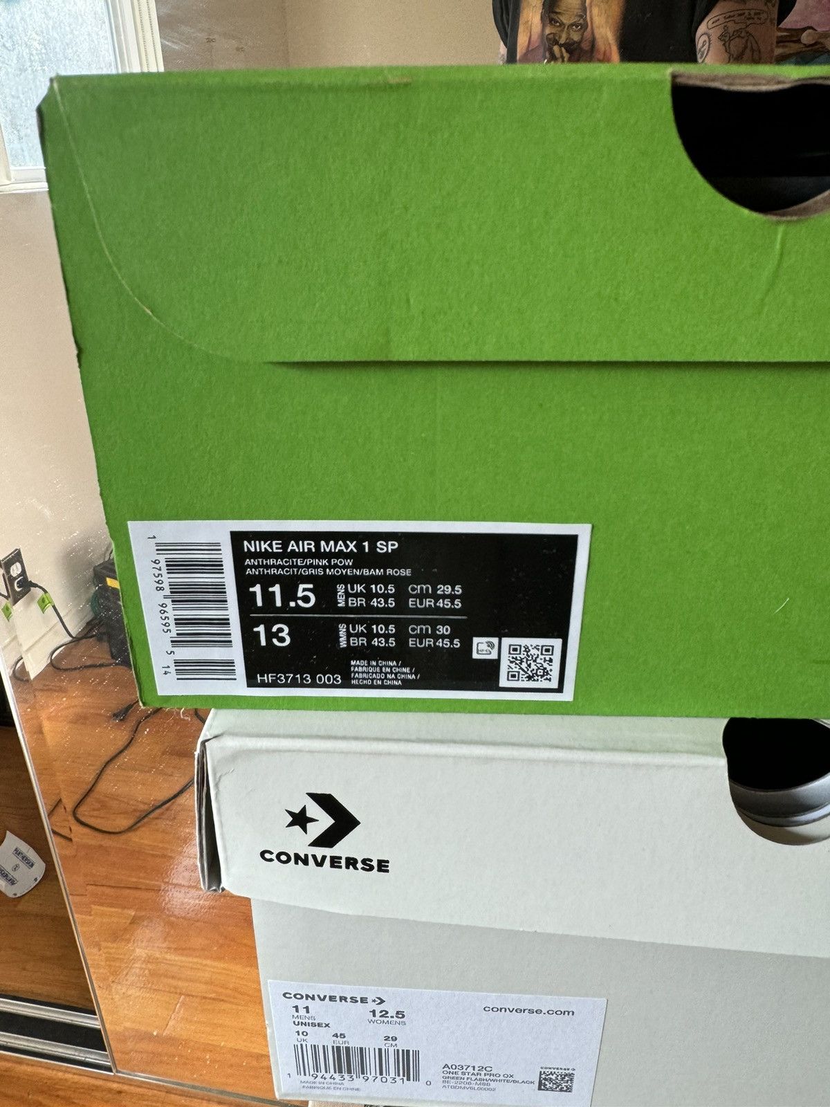 Huf × Nike HUF AIR MAX 1 SP JAPAN Size US 11.5 / EU 44-45 - 10 Thumbnail