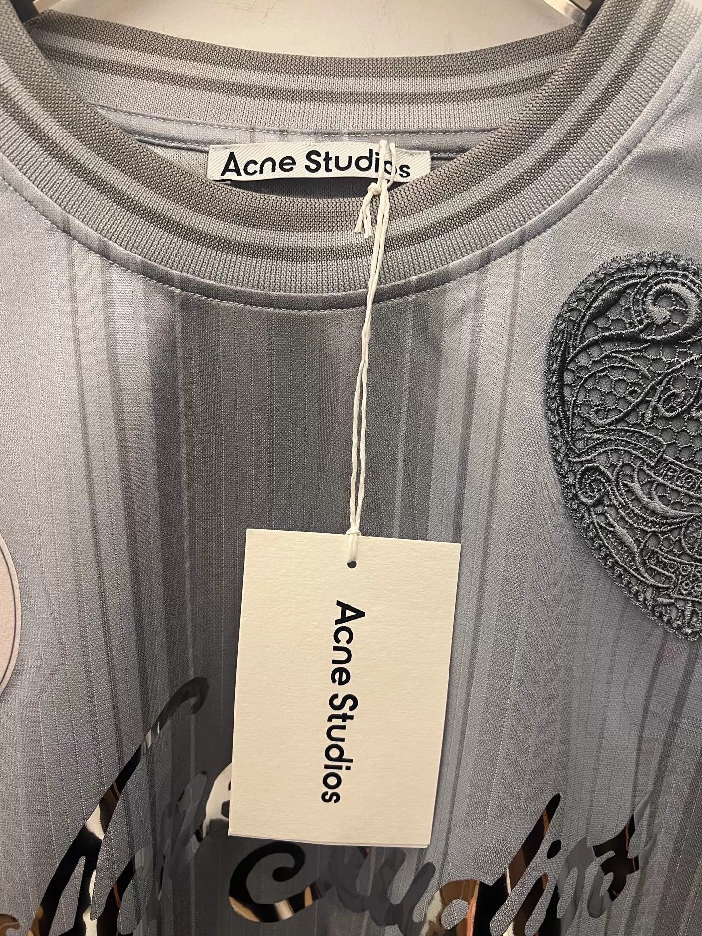 Acne Studios Acne SS26 Printed Long Sleeve Crew Tee Men's L Size US L / EU 52-54 / 3 - 5 Thumbnail
