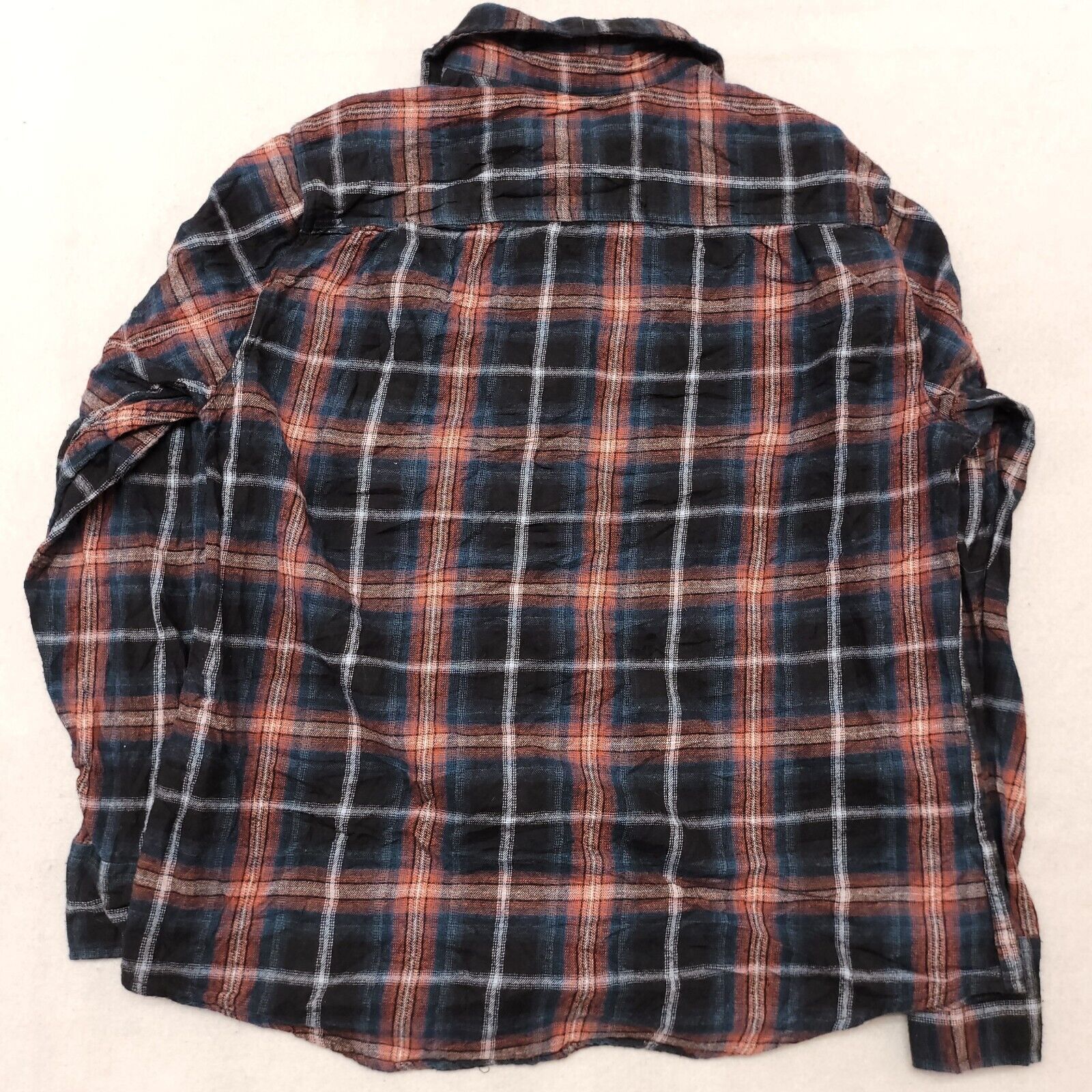 Arizona Jean Co. Arizona Jean Co Tartan Flannel Shirt Mens Size Large L Blue Size US L / EU 52-54 / 3 - 10 Thumbnail