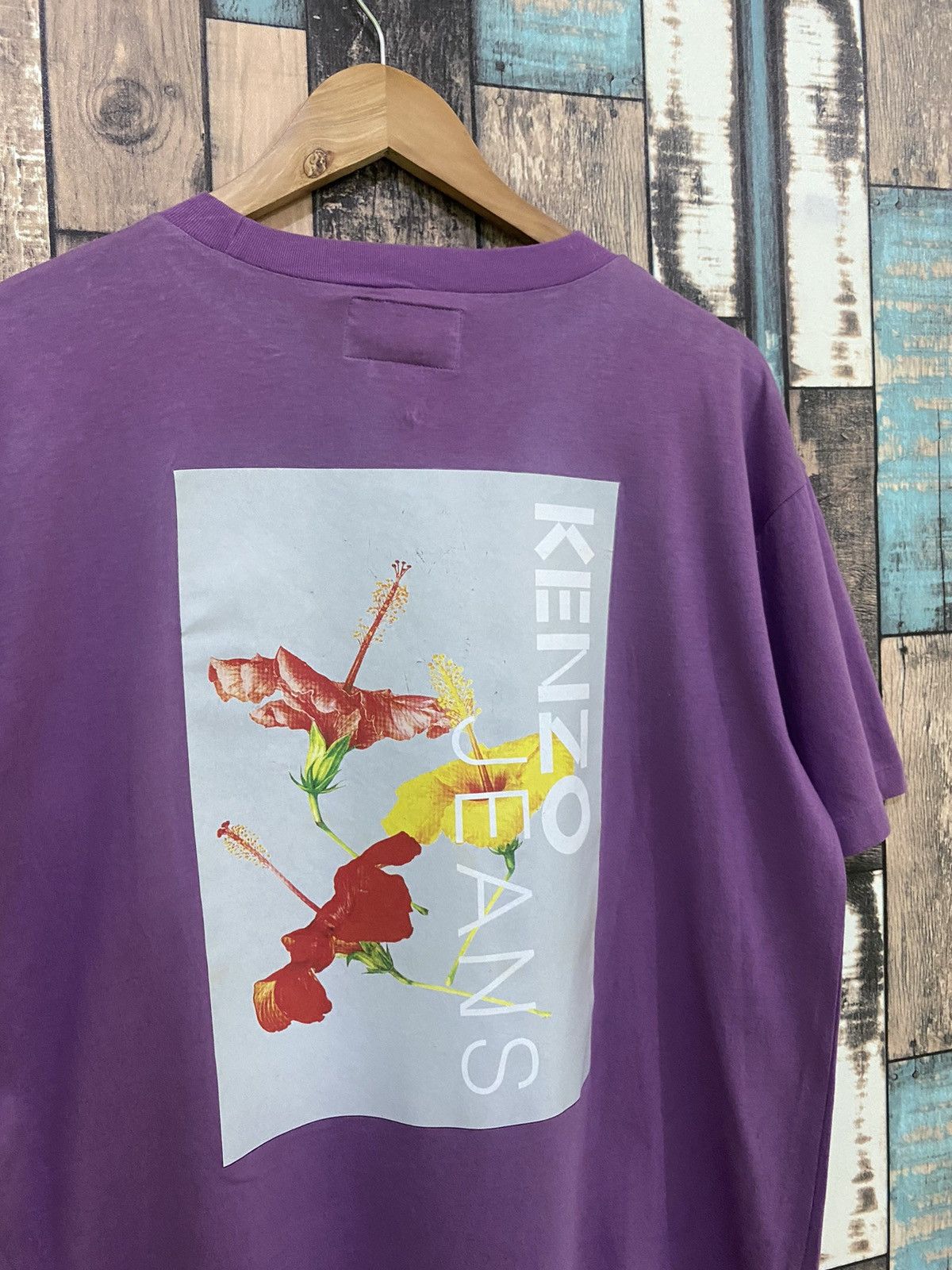 Designer × Kenzo × Vintage Vintage Kenzo Big Logo T Shirt Size US M / EU 48-50 / 2 - 3 Thumbnail