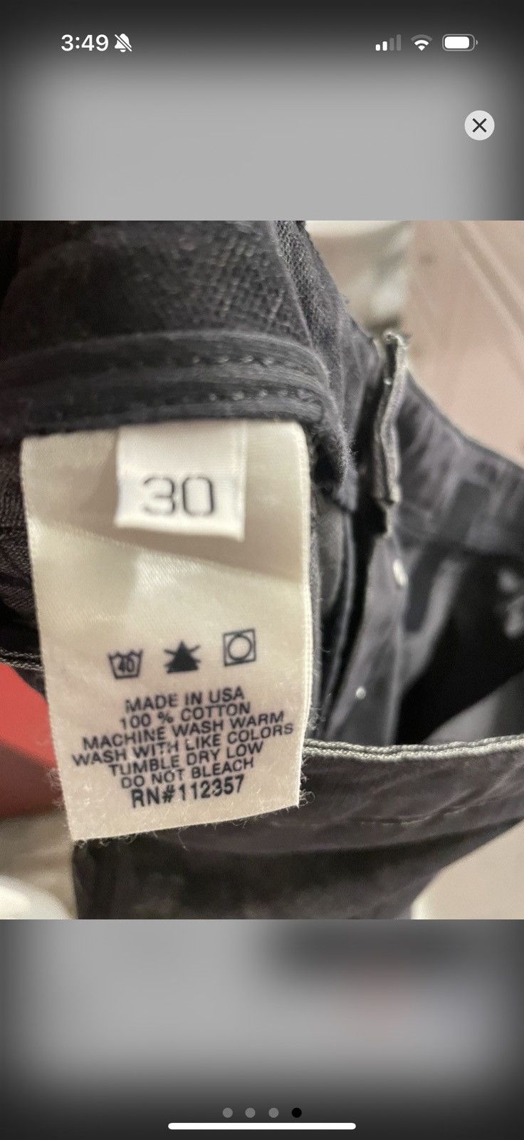 Rick Owens "SLAB" Diamond Cut Flared Denim Size US 33 - 8 Thumbnail