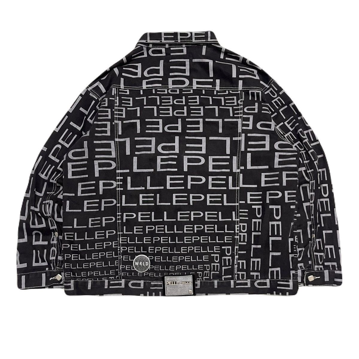 Pelle Pelle 90s Pelle Pelle Monogram Script Full Print Jacket Size US XXL / EU 58 / 5 - 7 Thumbnail