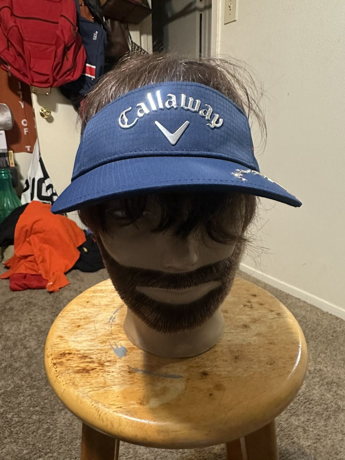 Callaway Vintage Callaway golf “triple navy island” visor 00s Size ONE SIZE - 1 Thumbnail