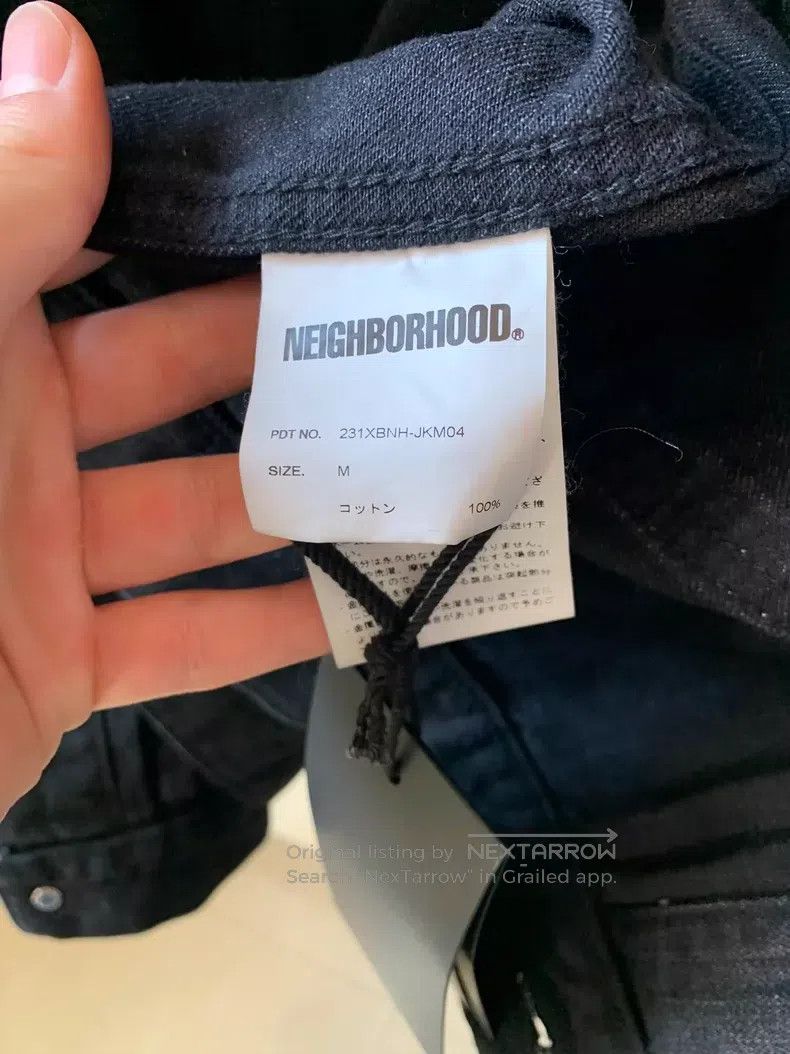 Neighborhood Neighborhood Denim coat fishbone black Size US M / EU 48-50 / 2 - 6 Thumbnail