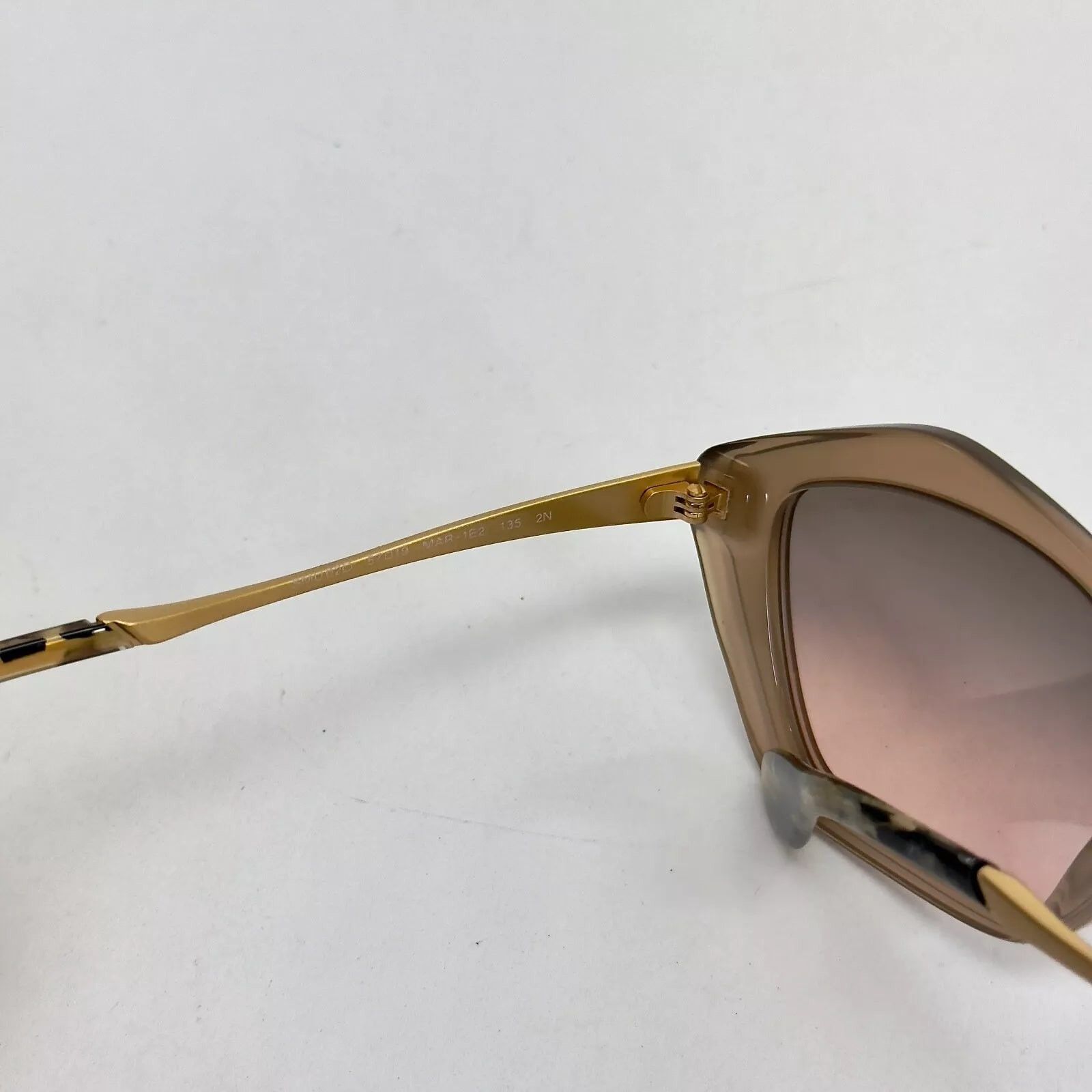 Miu Miu MIU MIU 02O Antique Gold Mink Pink Retro Cat Eye SMU02O Size ONE SIZE - 4 Thumbnail