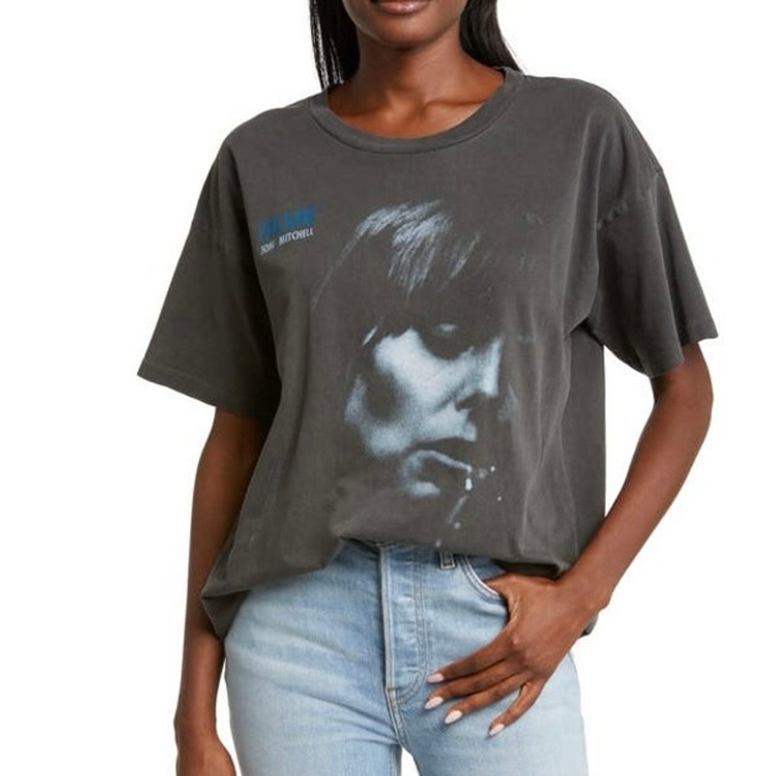 Daydreamer DAYDREAMER Joni Mitchell Blue Merch Tee Size M New with Tag Size M / US 6-8 / IT 42-44 - 6 Thumbnail