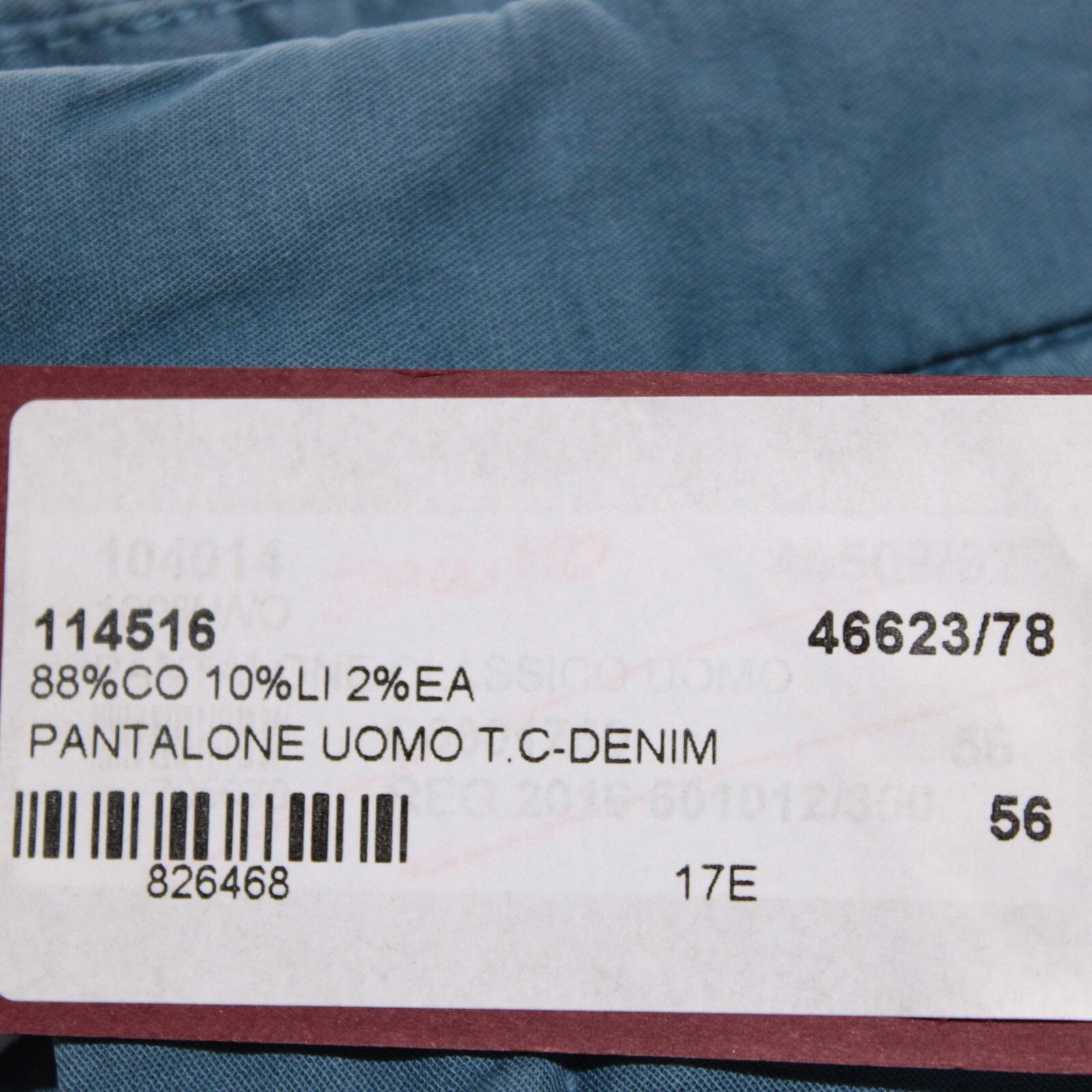 Luciano Barbera Luciano Barbera New with tags Chino Size 40 US In Blue Size US 40 / EU 56 - 4 Thumbnail
