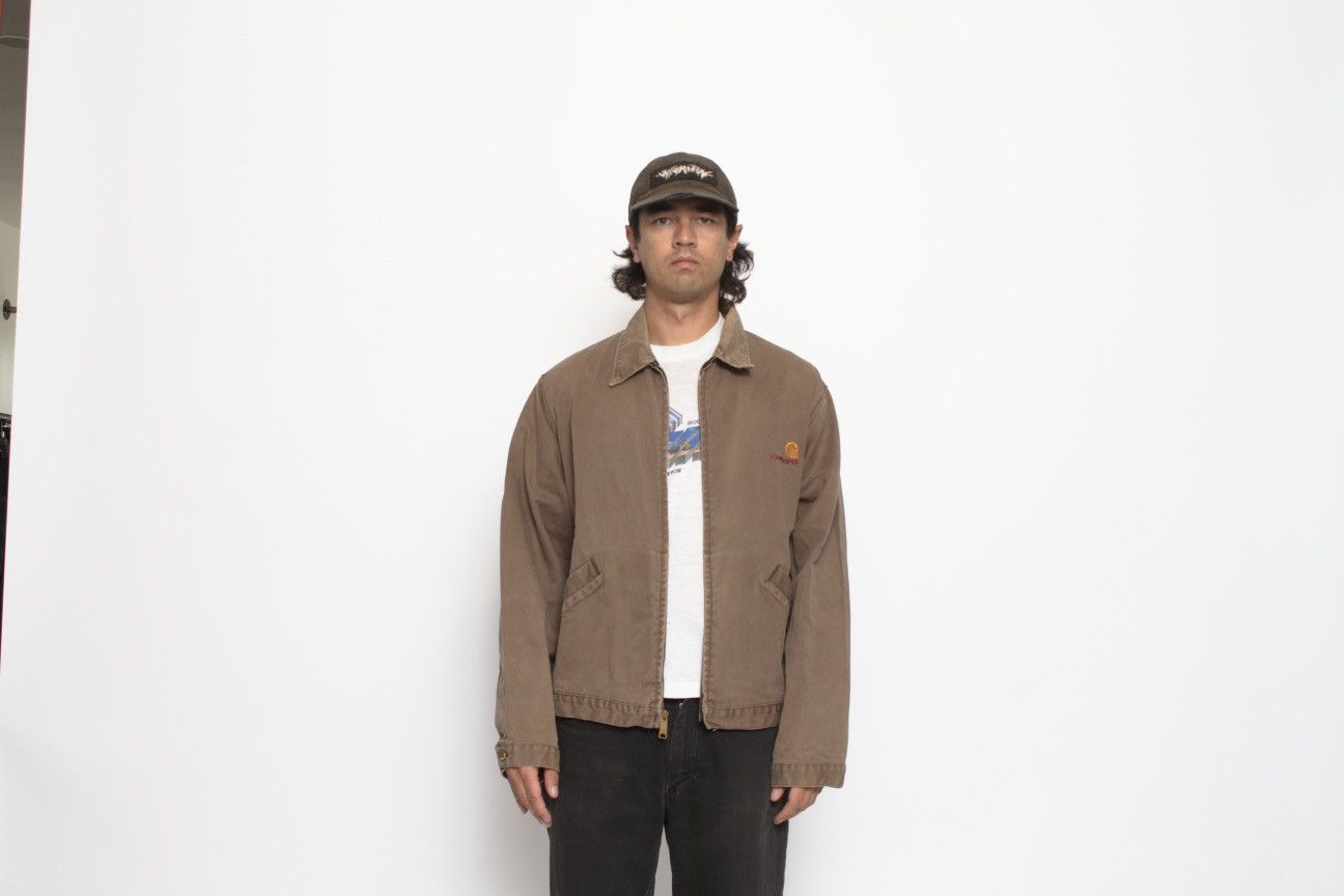 Carhartt BROWN ZIP UP WORKWEAR JACKET BY CARHARTT Size US XL / EU 56 / 4 - 1 Thumbnail