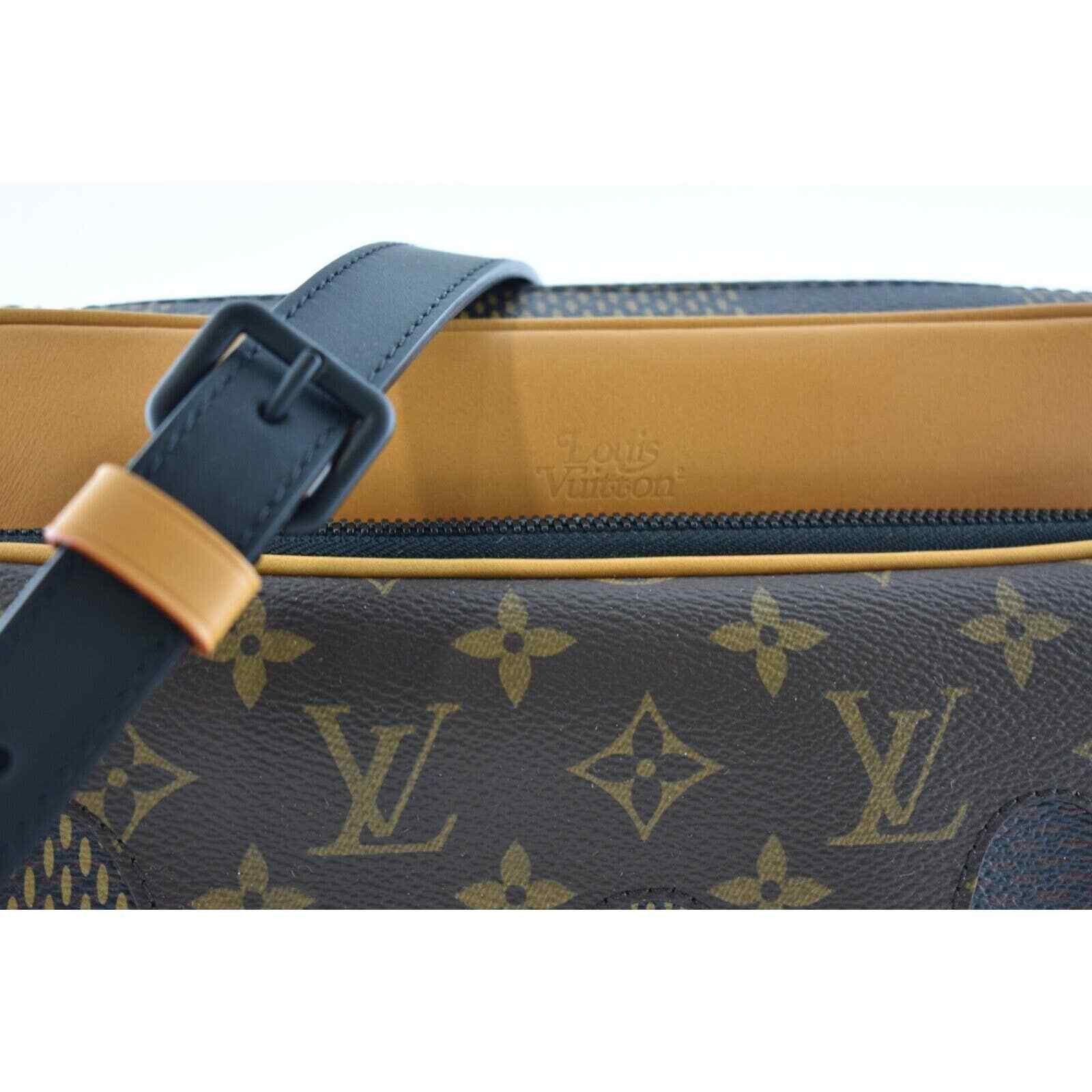Louis Vuitton Louis Vuitton Nigo Nil Messenger Wave Damier Ebene Drip Bag Size ONE SIZE - 6 Thumbnail