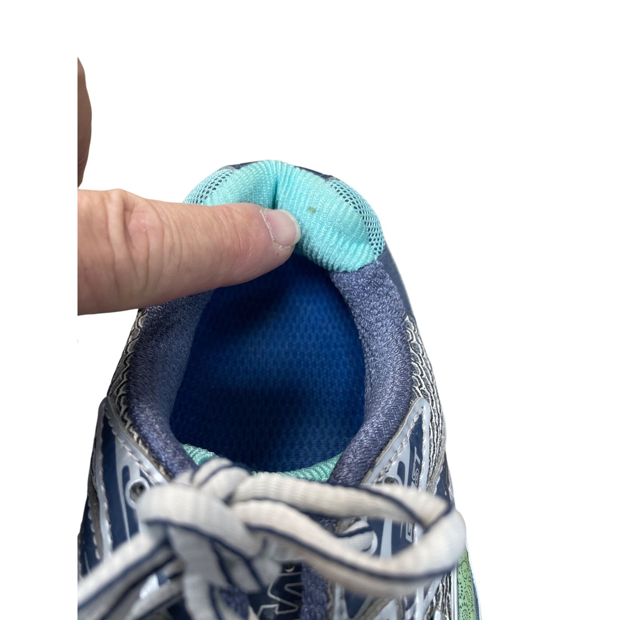 Brooks Brooks Ghost 5 Womans green purple running walk sneakers sz Size US 8.5 / IT 38.5 - 11 Thumbnail