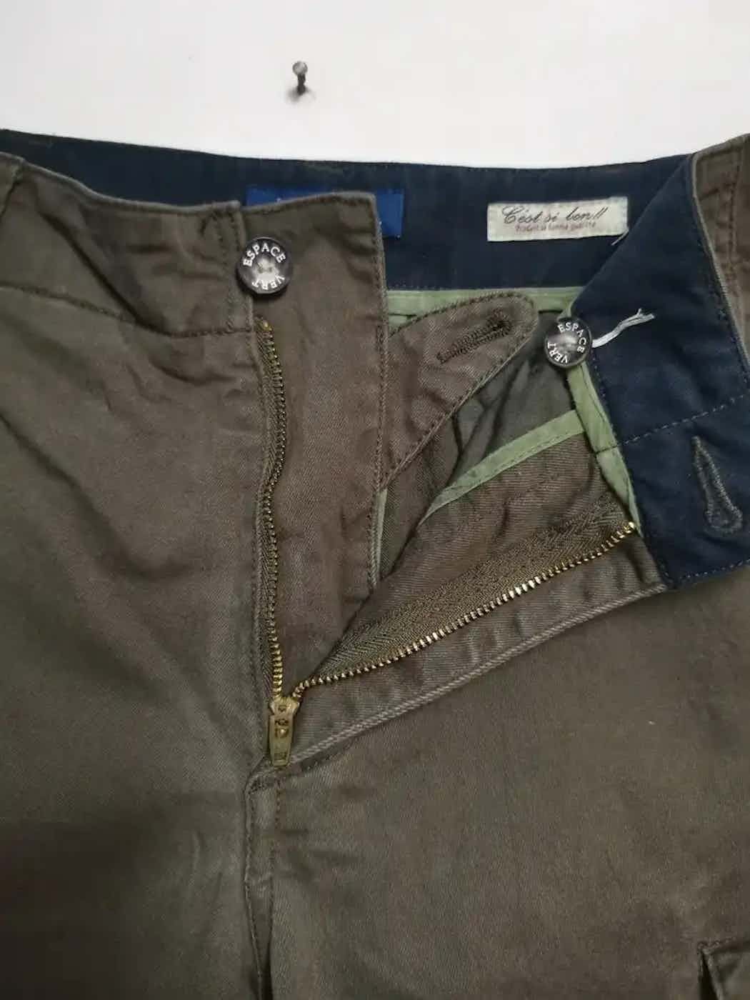 Japanese Brand Espace Vert Tactical Multipocket Cargo Pants Size US 29 - 2 Thumbnail