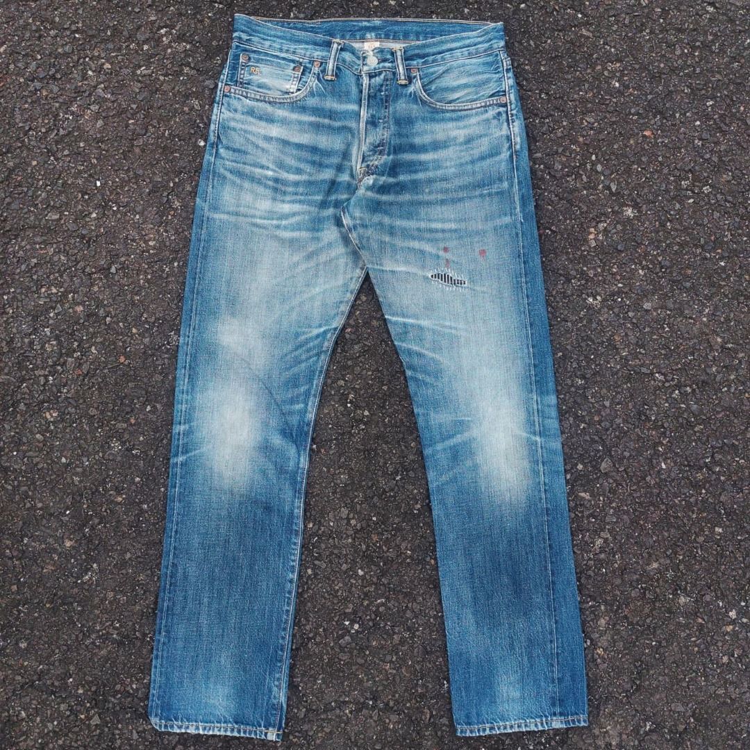 Ralph Lauren Vintage ripped RRL denim Size US 33 - 1 Thumbnail
