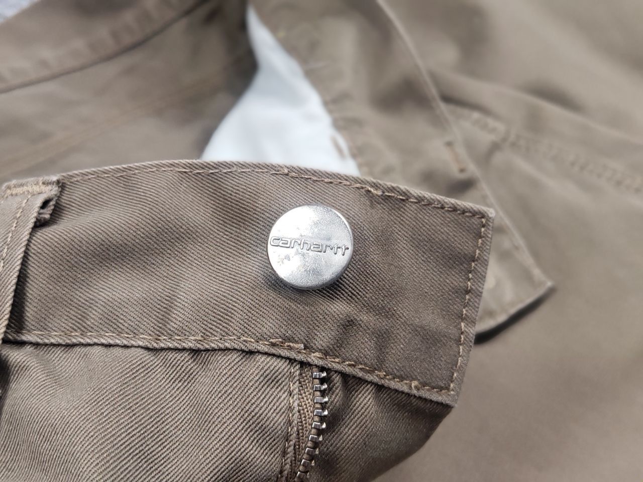 Carhartt Vintage Carhartt carpenter Beige canvas Logo Pocket Pants Size US 32 / EU 48 - 11 Thumbnail