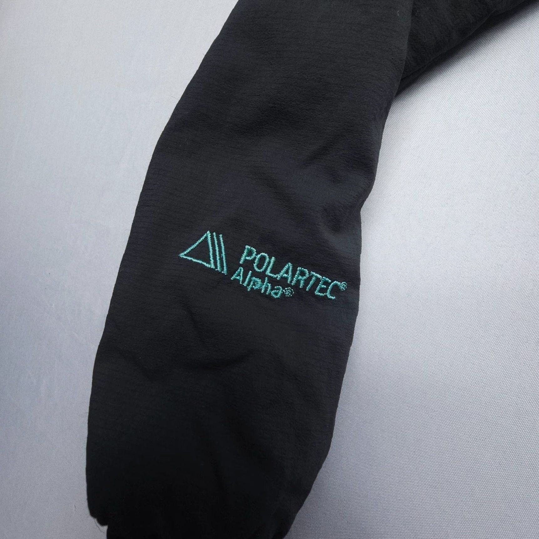 Vintage Strafe Outerwear Polartec Alpha Jacket Womens S Hiking Spring Ski Snowboard Gray Nylon Lining Insulated Lightweight Pockets Size S / US 4 / IT 40 - 5 Thumbnail