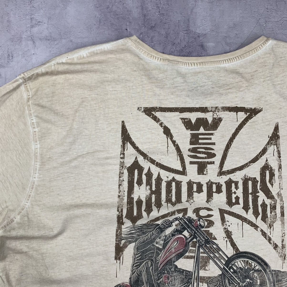 West Coast Choppers Rare! West Choppers American Outlaw Vintage Big Logo Tee Size US XXL / EU 58 / 5 - 7 Thumbnail