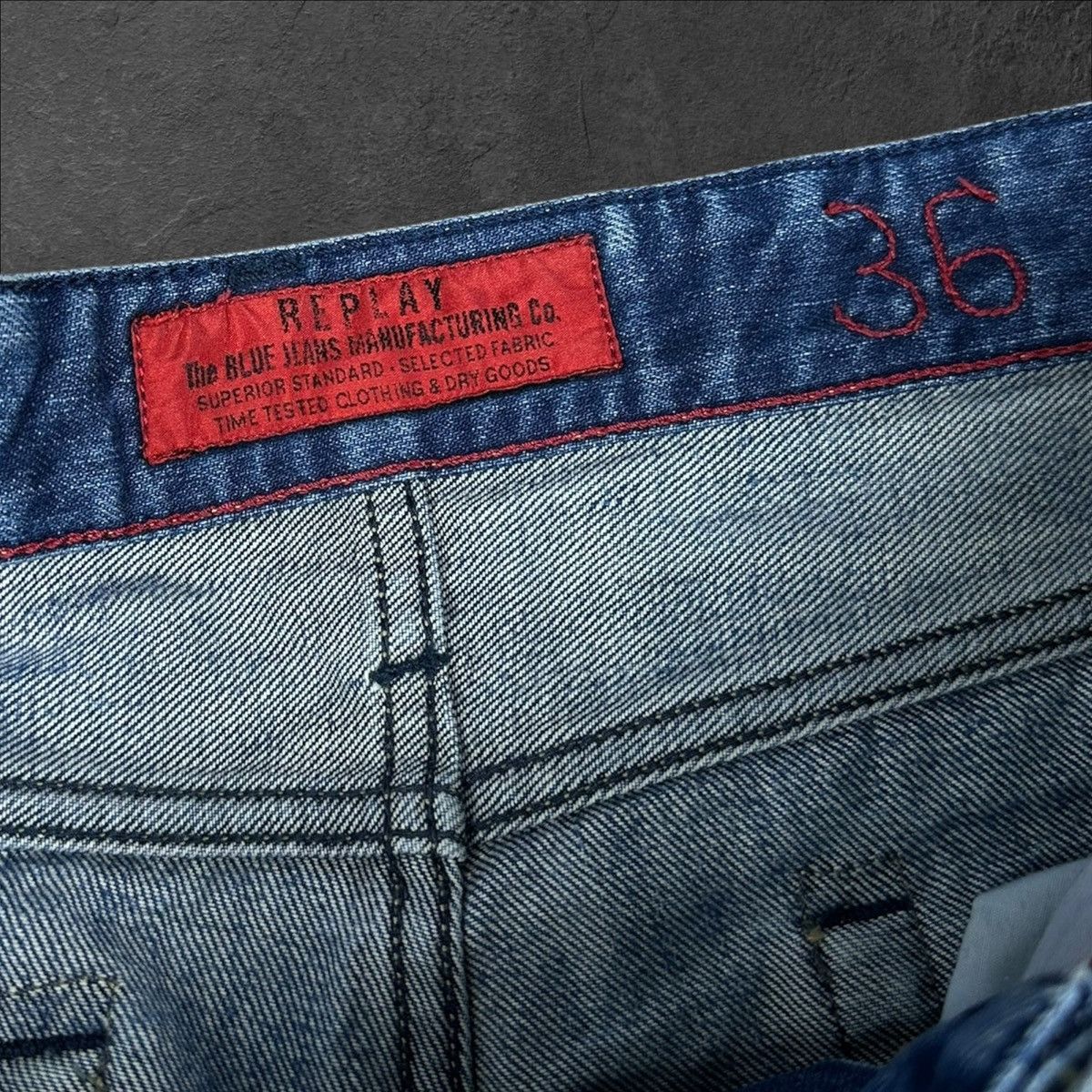 Replay × Vintage Vintage Replay The Blue Jeans Manufacture Denim Pants Size US 36 / EU 52 - 11 Thumbnail