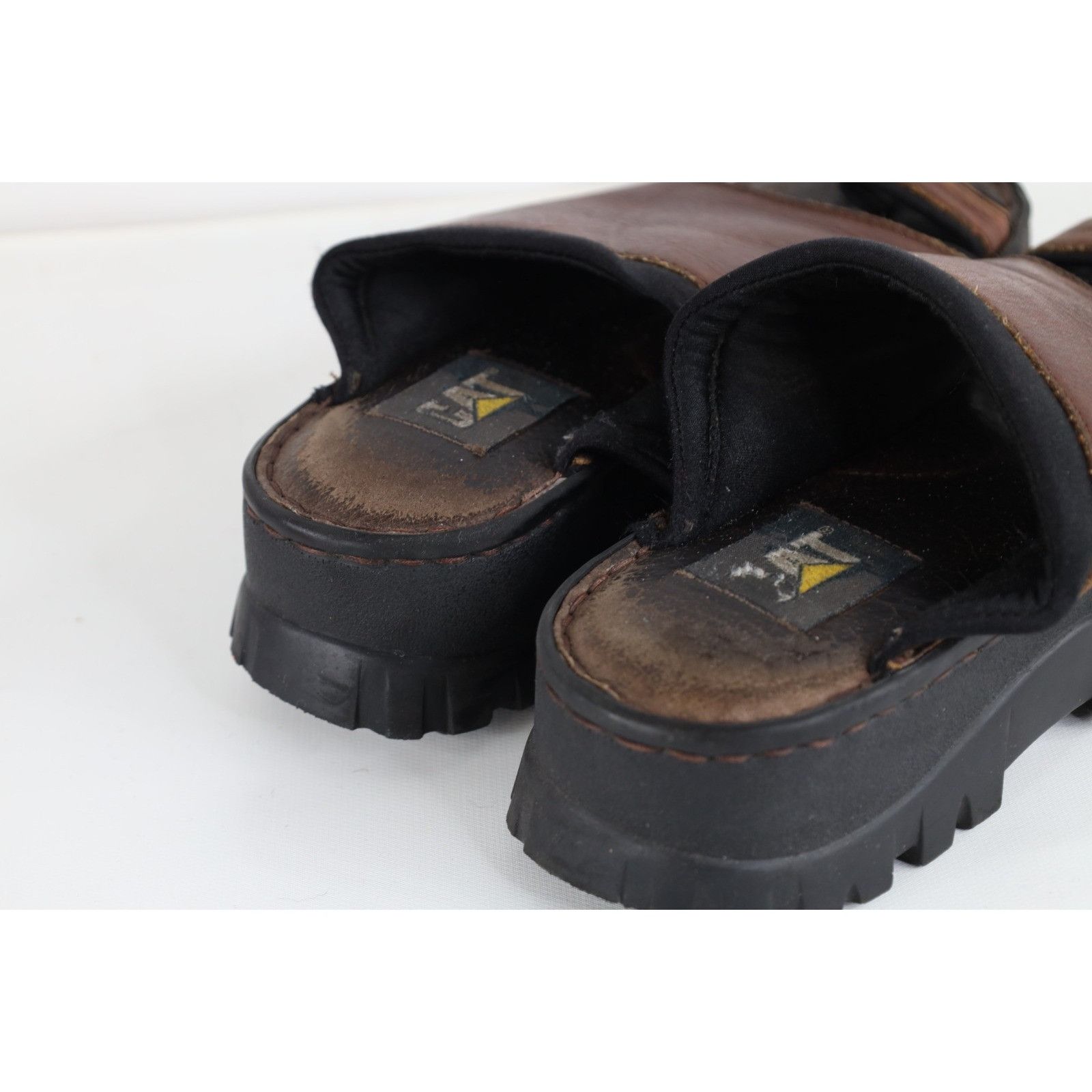 Caterpillar Vintage 90s Y2K Cat Caterpillar Chunky Platform Sandals Size US 9 / IT 39 - 5 Thumbnail