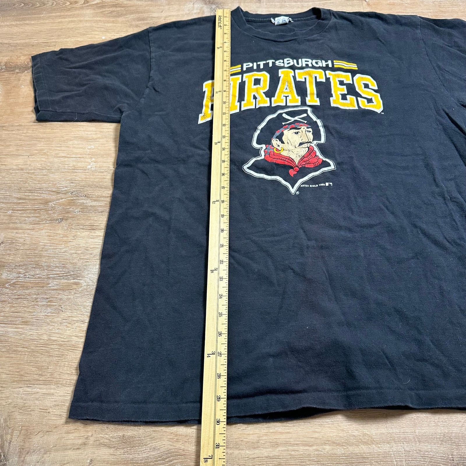 MLB Vintage Artex XL '89 Pittsburg Pirates Single Stitch T-shirt Size US XL / EU 56 / 4 - 9 Thumbnail