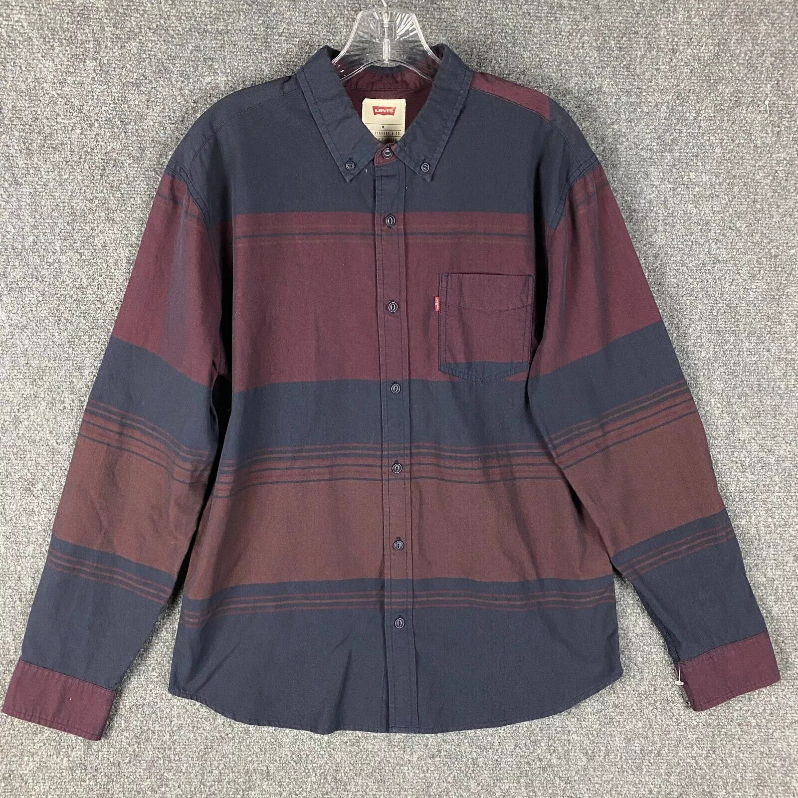 Levi's Levi's Button Down Shirt Men's Medium Long Sleeve Cotton M Size US M / EU 48-50 / 2 - 1 Thumbnail