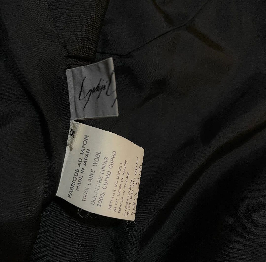 Yohji Yamamoto YOHJI YAMAMOTO 1989FW Navy Waist-Cinched Wool Dress Size S / US 4 / IT 40 - 10 Thumbnail