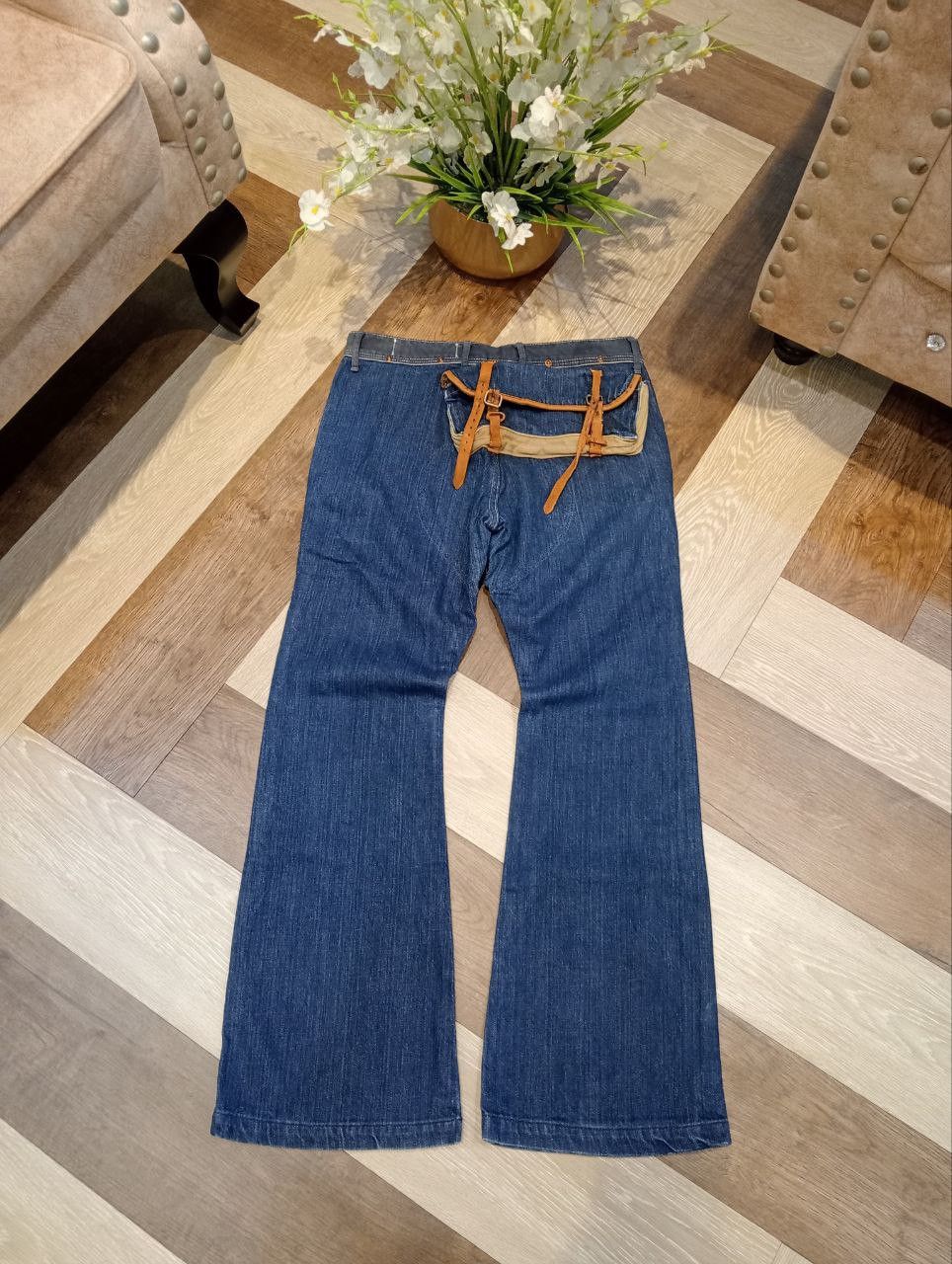 Kapital KAPITAL X KIRO HIRATA HIP BAG FLARED DENIM PANTS Size US 30 / EU 46 - 14 Thumbnail
