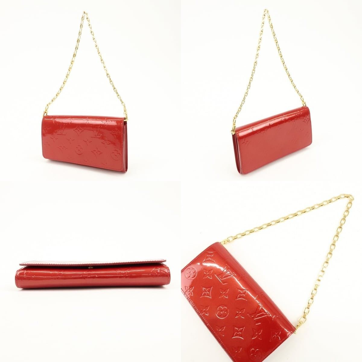 Louis Vuitton Louis Vuitton Monogram Vernis Portefeuille Sarah Chain Bag Size ONE SIZE - 3 Thumbnail