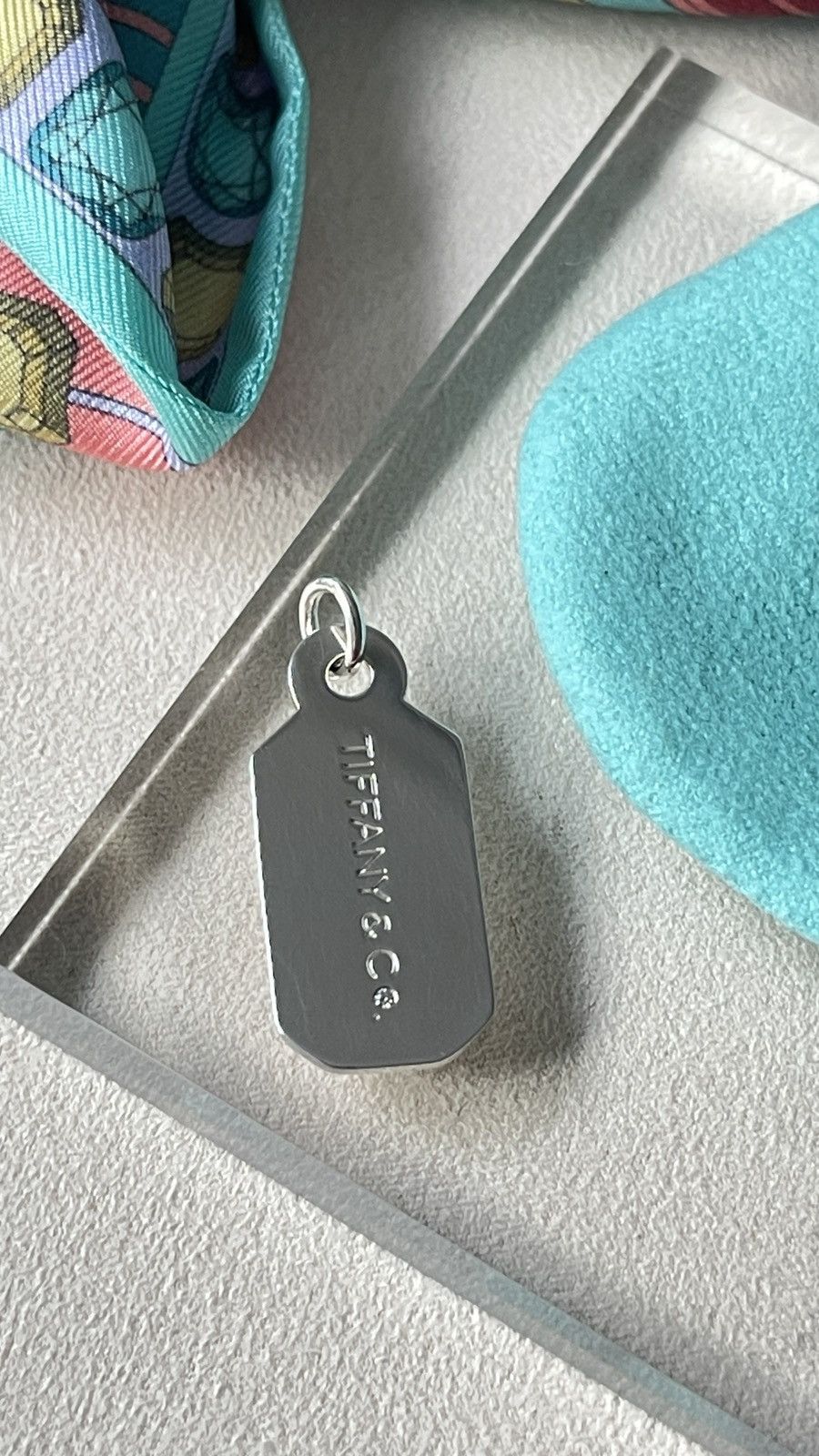 Tiffany & Co. Tiffany & Co. Dog Tag Diamond Charm in Silver NEW Size ONE SIZE - 8 Thumbnail