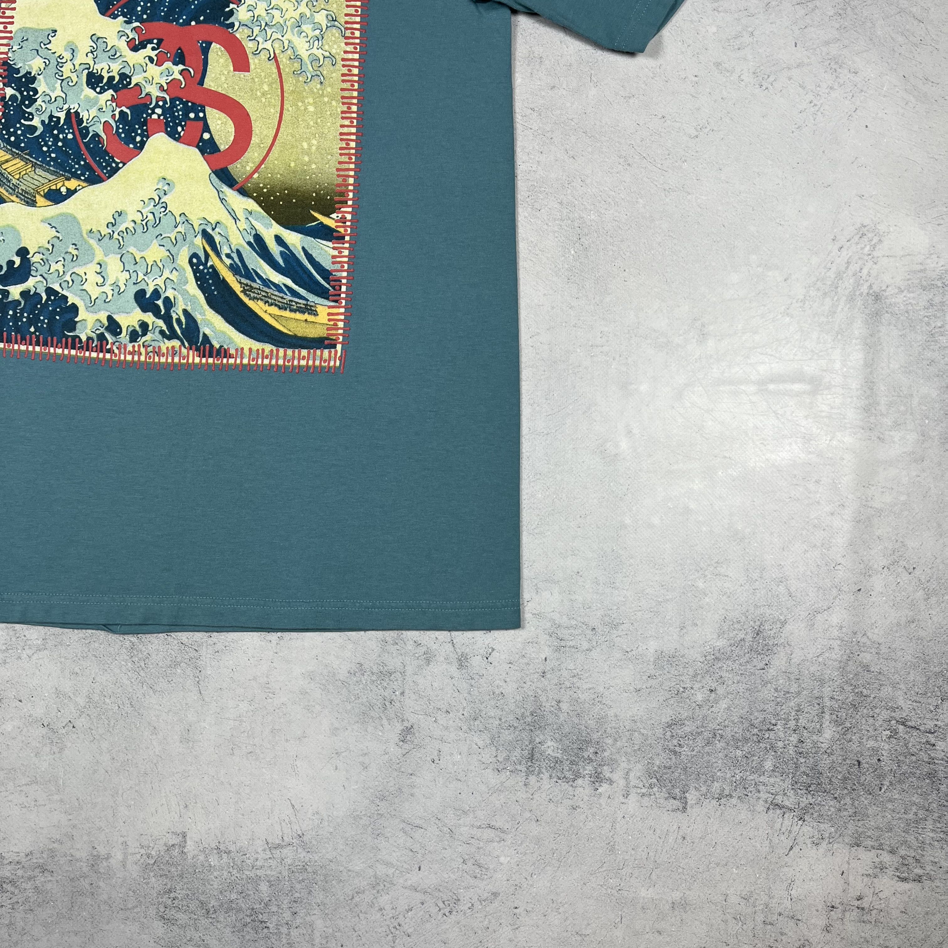 Stussy Vintage Stussy Wave Art Big Logo T Shirt 00’s Size US S / EU 44-46 / 1 - 4 Thumbnail