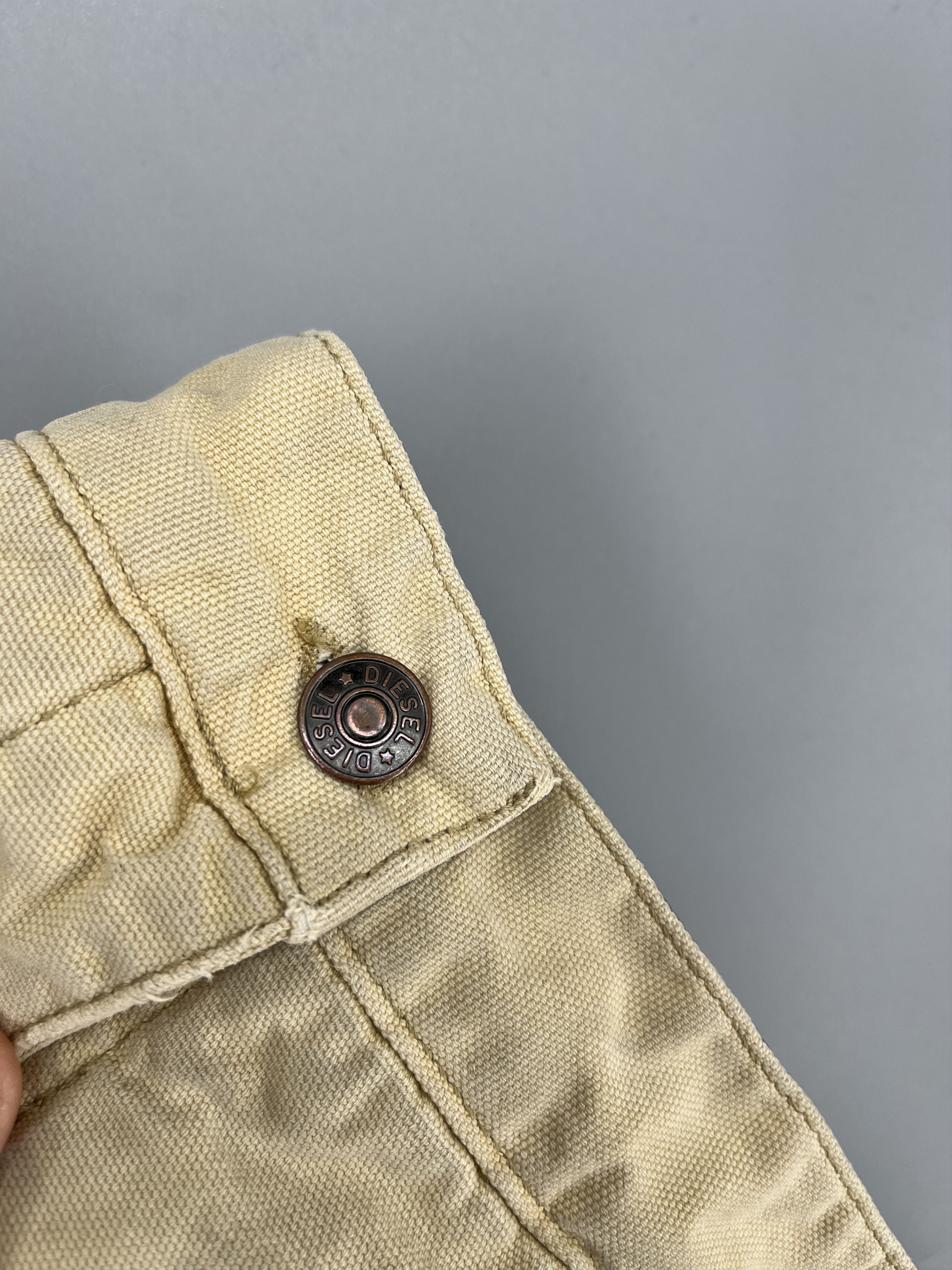 Diesel Vintage Diesel Vest Mens M Made In Italy Beige Canvas Size US M / EU 48-50 / 2 - 16 Thumbnail