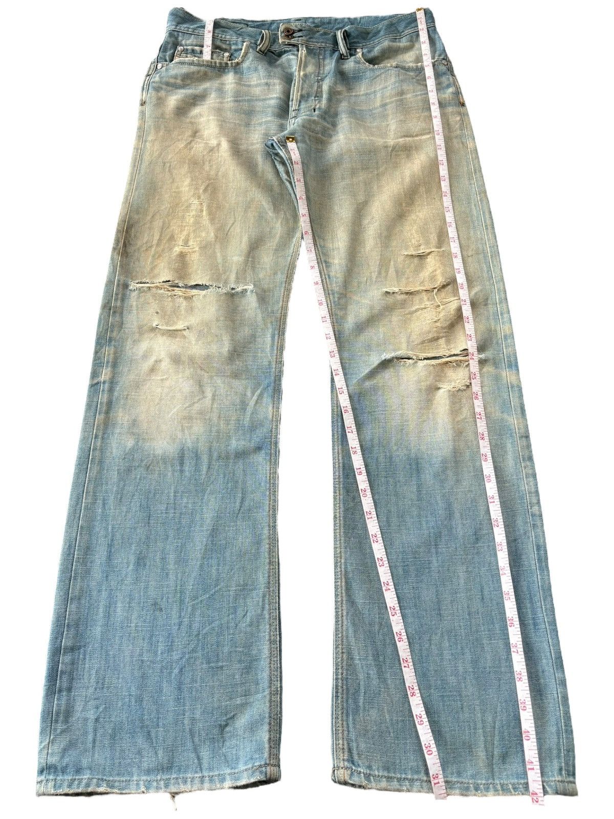 Diesel Vintage Italy Diesel Mud Wash Distressed Baggy Jeans Size US 32 / EU 48 - 8 Thumbnail