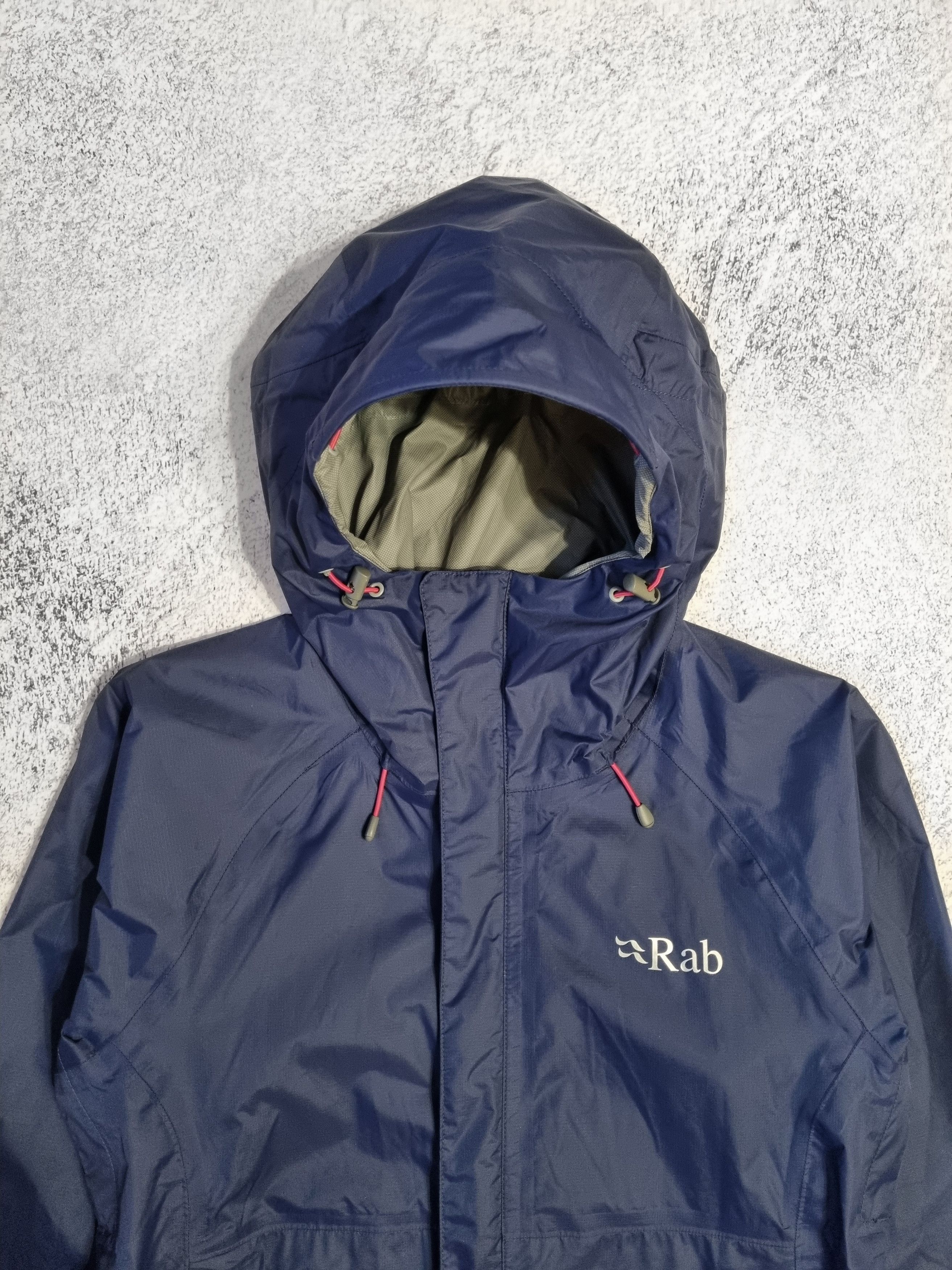 Patagonia × Rab Rab Downpour Lightweight Hooded Waterproof Rain Coat Jacket Size XS / US 0-2 / IT 36-38 - 3 Thumbnail