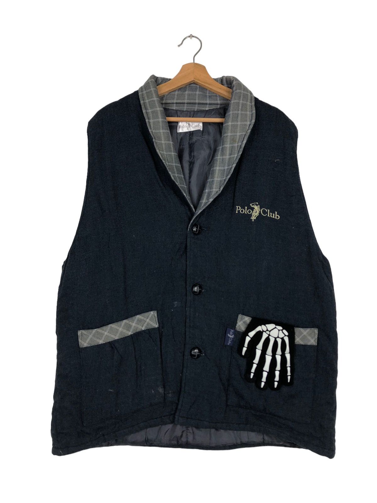 Japanese Brand 🔥90’s Riot Riot Vest Fleece Polo Club Japan Size US M / EU 48-50 / 2 - 1 Thumbnail