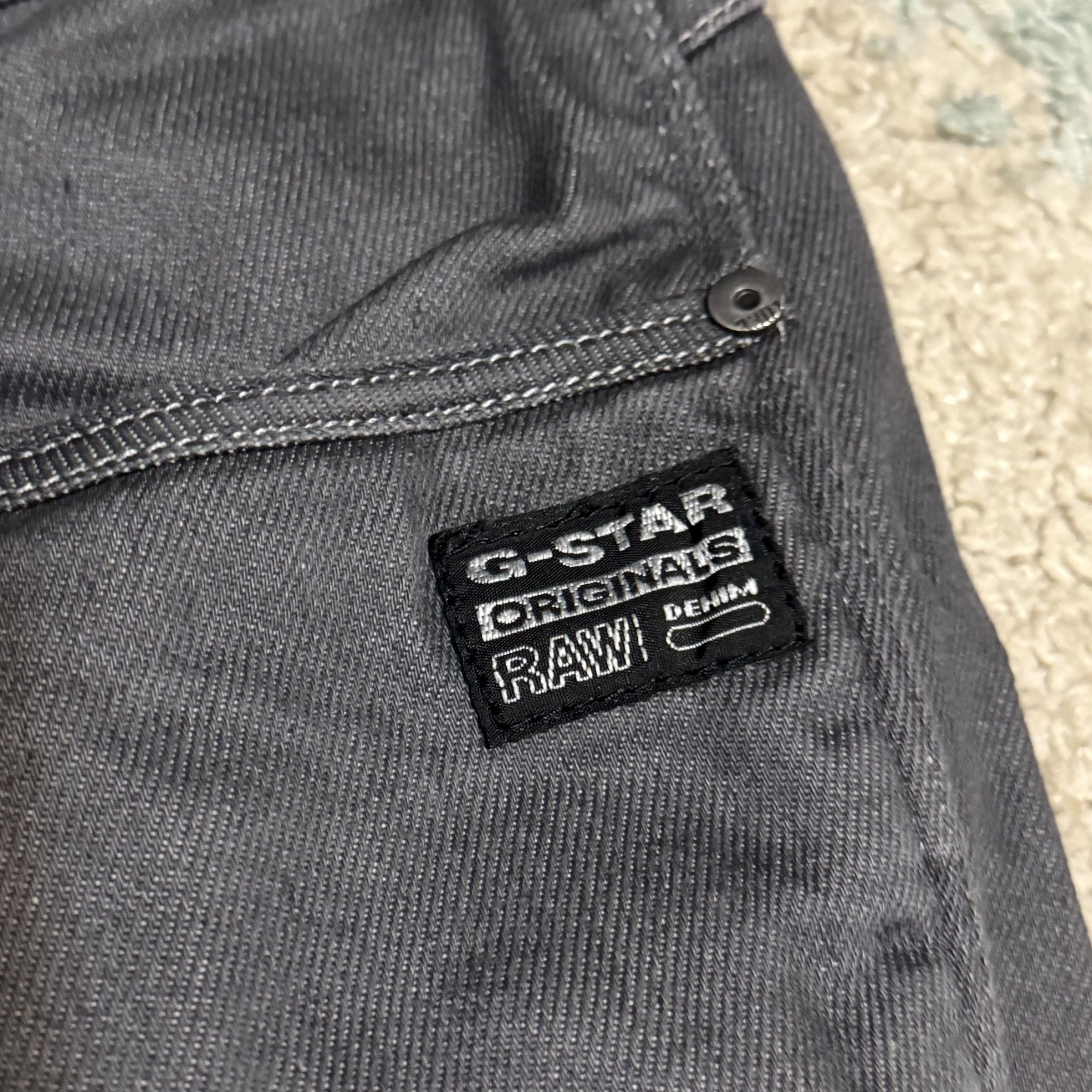 G-Star G Star Raw 3301 Skinny Jeans Gray Size 30x32 Size US 30 / EU 46 - 7 Thumbnail