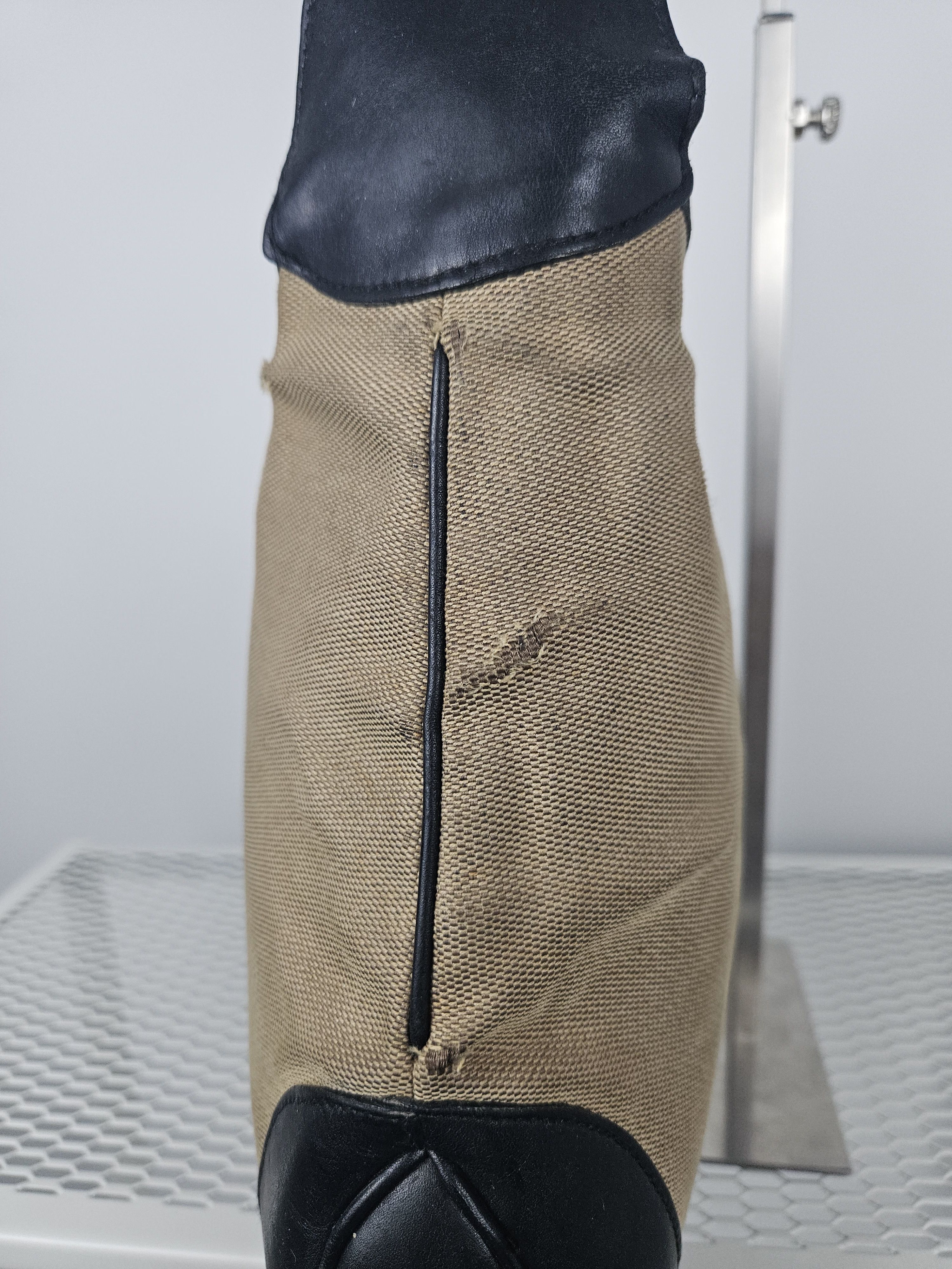 Gucci Vintage y2k Gucci Jackie canvas and leather hobo handbag Size ONE SIZE - 13 Thumbnail