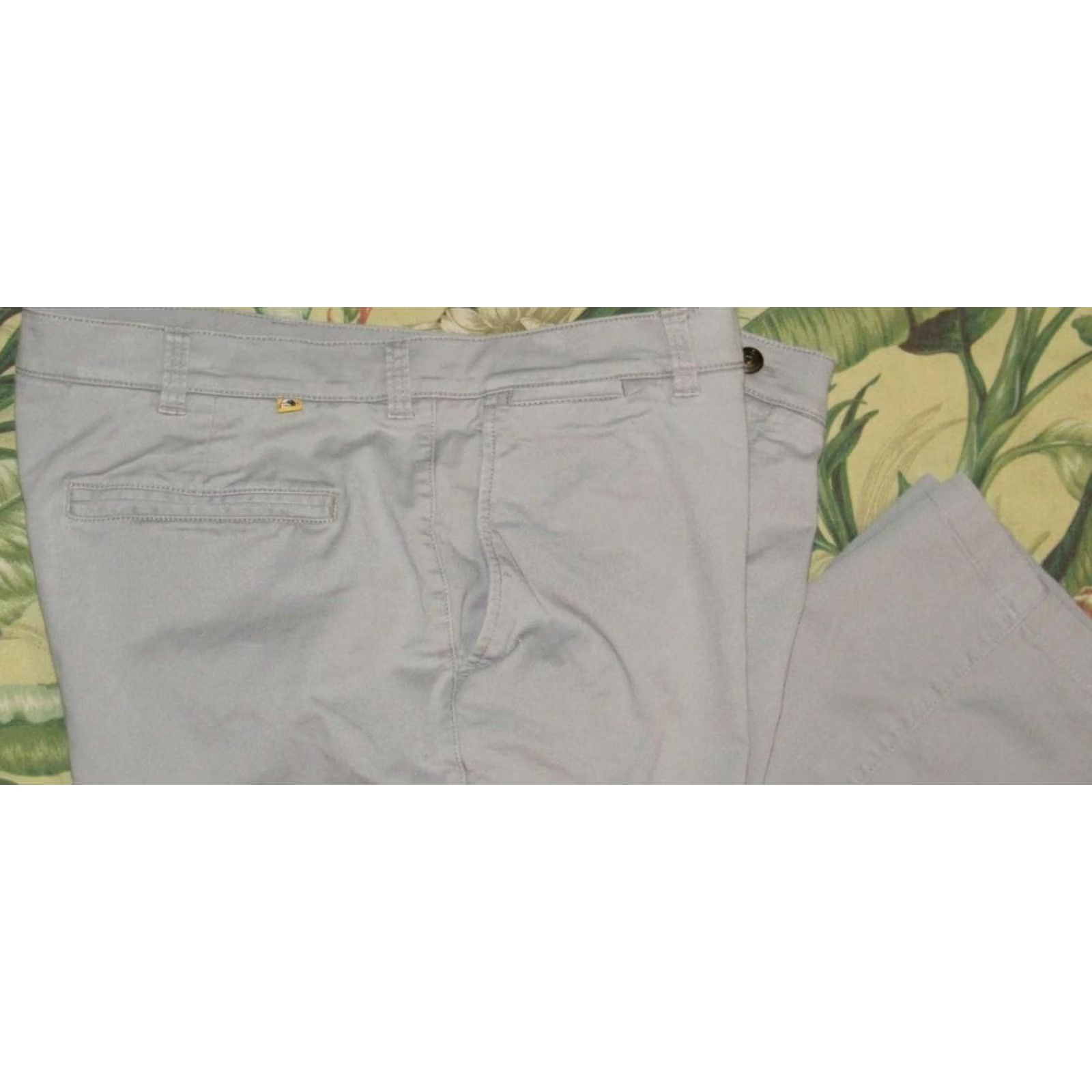 Vintage DUCK HEAD Chino Pants 38 x 28 Gray Mens Regular 97% Cotton 3% Spandex Size US 38 / EU 54 - 2 Thumbnail