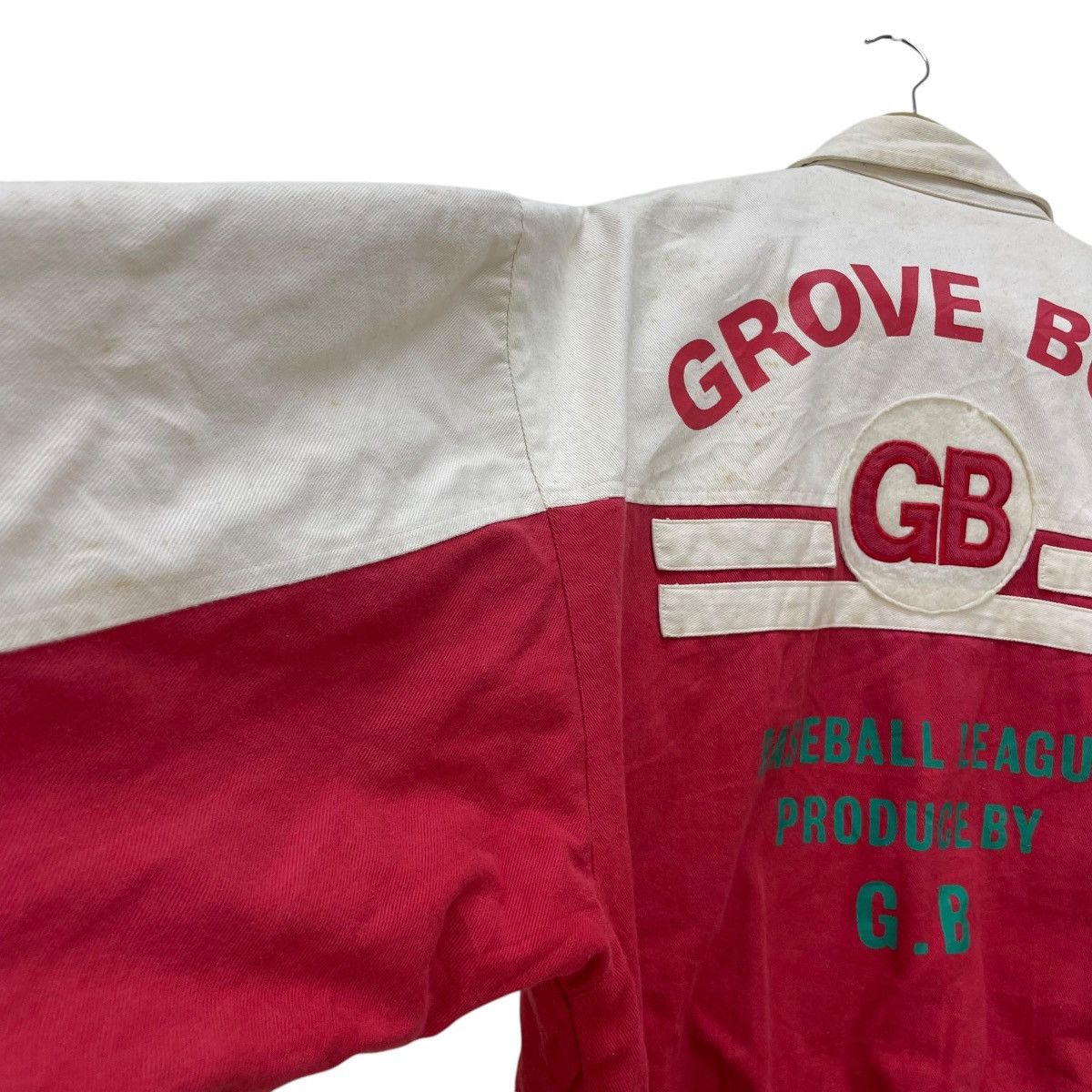 Japanese Brand × MLB 💥Vintage Grove Box Baseball Bomber Jacket Size US M / EU 48-50 / 2 - 8 Thumbnail
