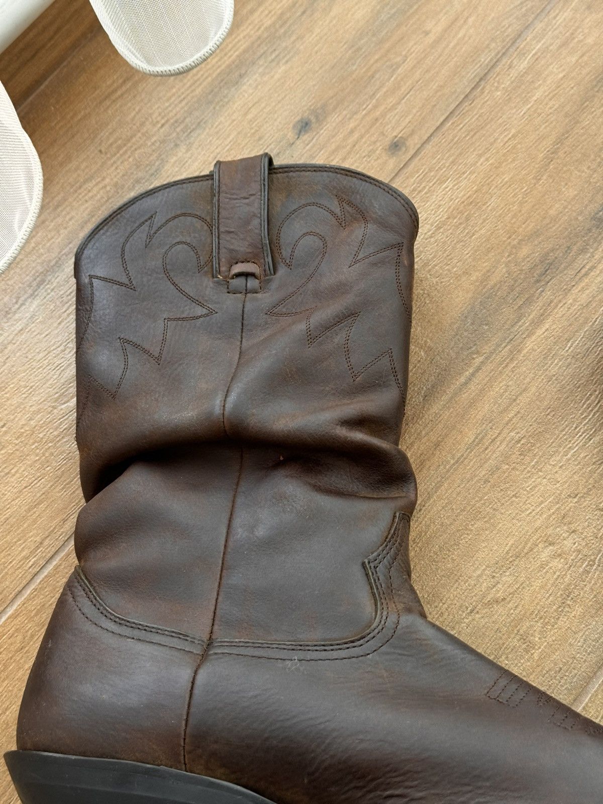 Cowboy Equipment × Durango × Vintage Vintage Durango Cowboy Leather Western Toe Rand Boots Size US 8 / IT 38 - 5 Thumbnail