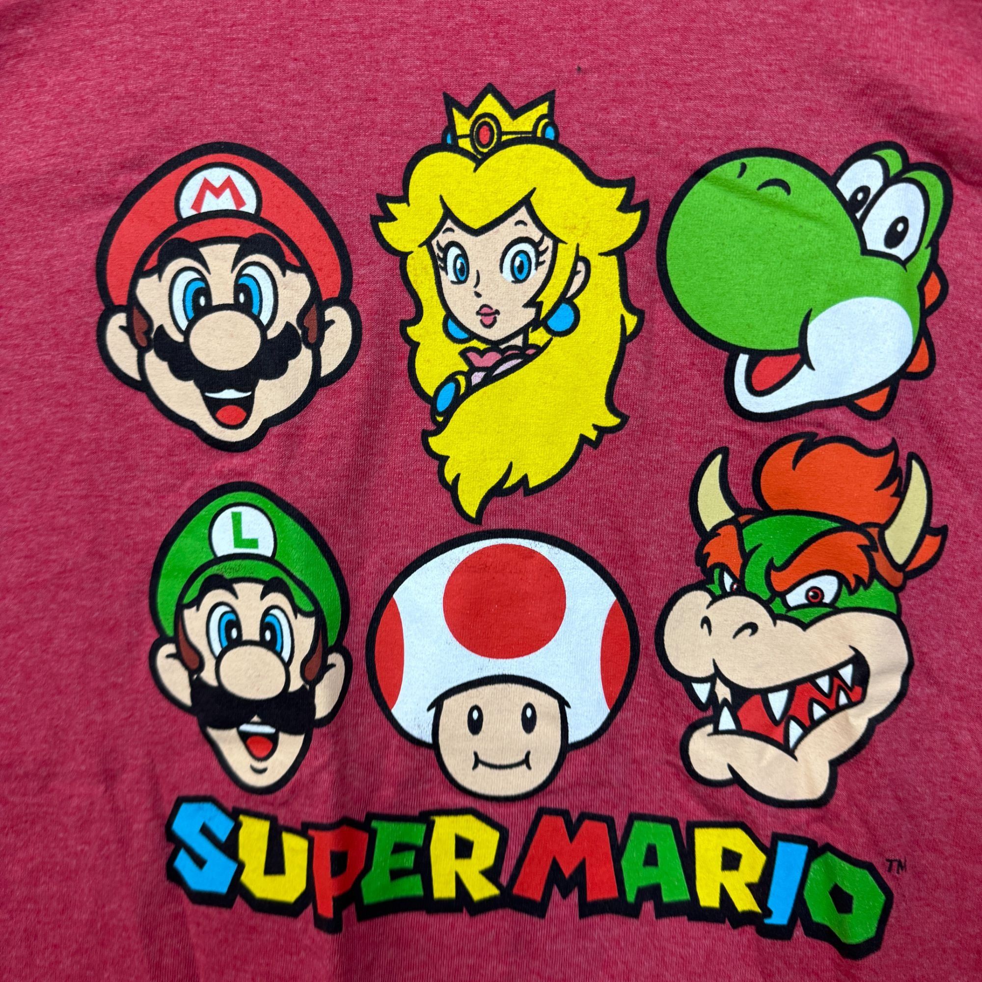 Nintendo Super Mario Luigi Peach Yoshi Toad Bowser Nintendo Tee M Size US M / EU 48-50 / 2 - 2 Thumbnail