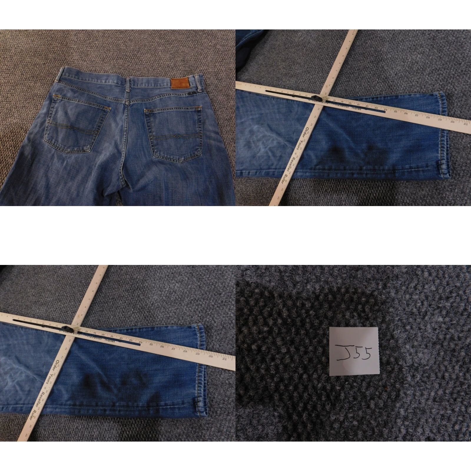 Lucky Brand Lucky Brand Jeans Mens 38x30 Blue 221 Original Straight Denim Classic Fit Pants Size US 30 / EU 46 - 8 Thumbnail